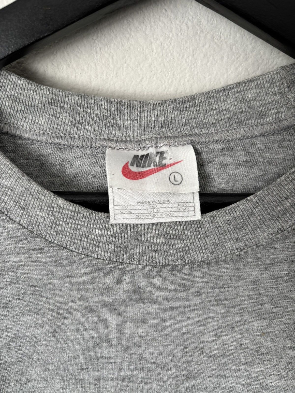 Vintage Vintage Nike Center Swoosh Logo Long sleeve Shirt Size US M / EU 48-50 / 2 - 3 Thumbnail