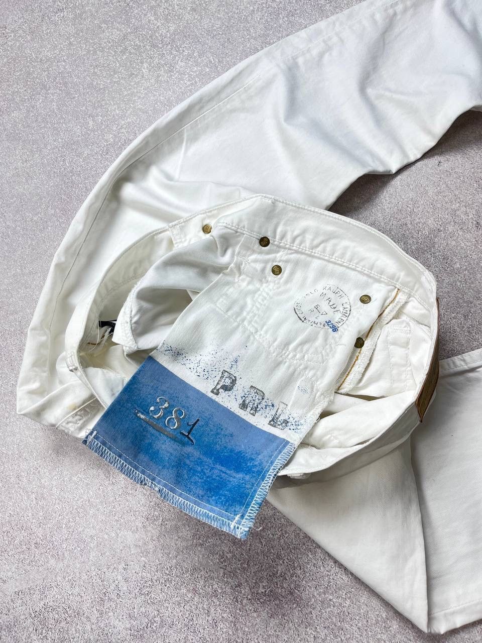 Polo Ralph Lauren × Vintage VINTAGE POLO RALPH LAUREN WHITE CHINO PANTS Y2K 31x34 Size US 32 / EU 48 - 12 Thumbnail
