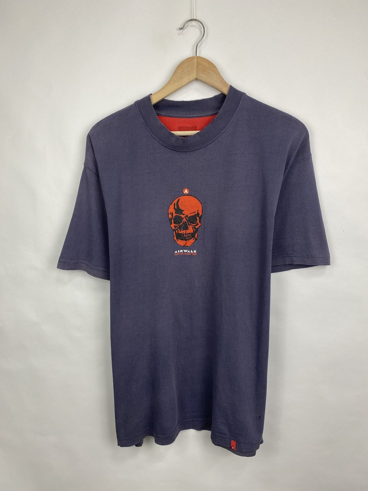 Airwalk 🇺🇸 Vintage 90s Airwalk Skateboard 1986 Y2K T-Shirt Rare Hype Size US L / EU 52-54 / 3 - 3 Thumbnail
