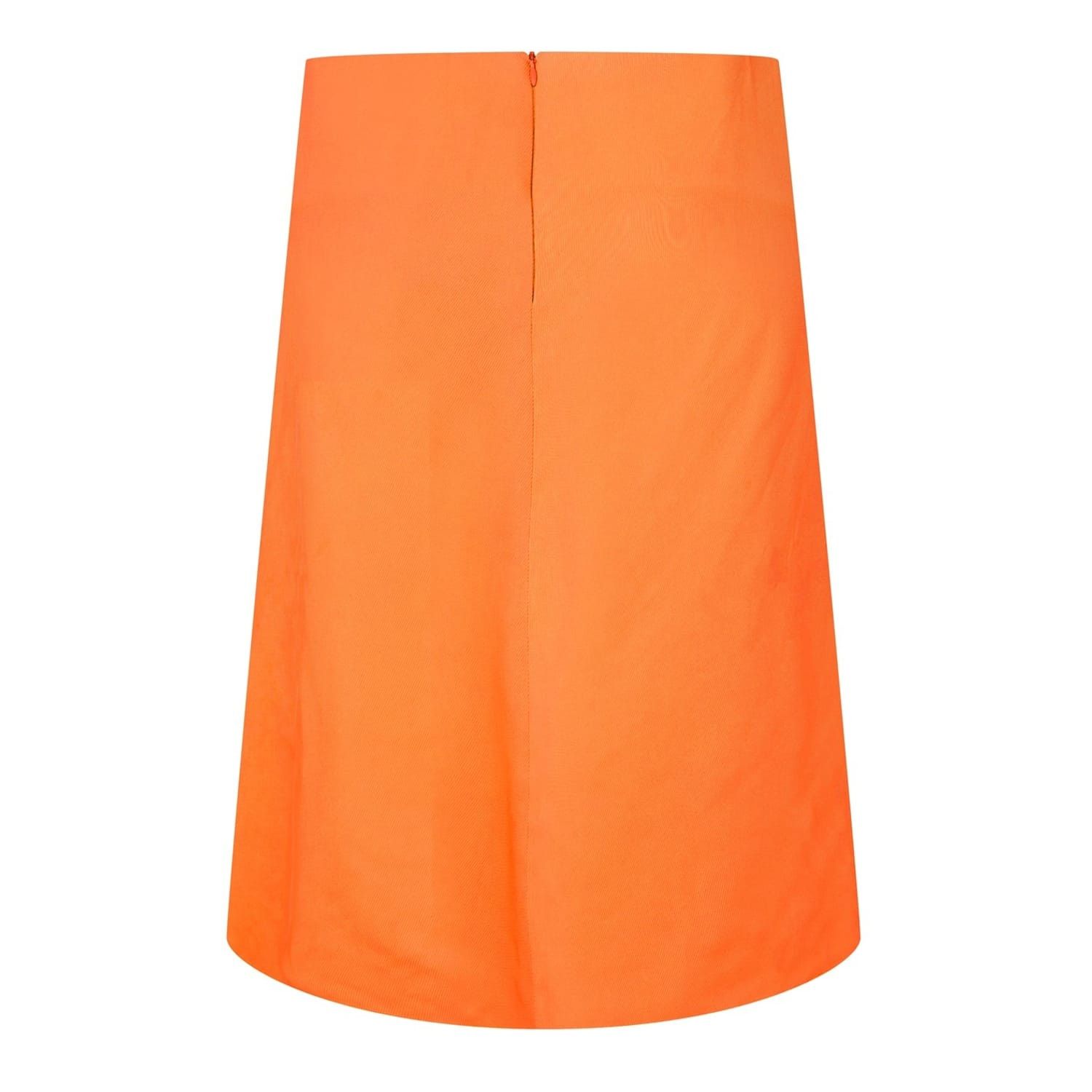 Bottega Veneta Bottega Veneta Bv Skirt in Orange Size 40" / US 18 - 2 Thumbnail