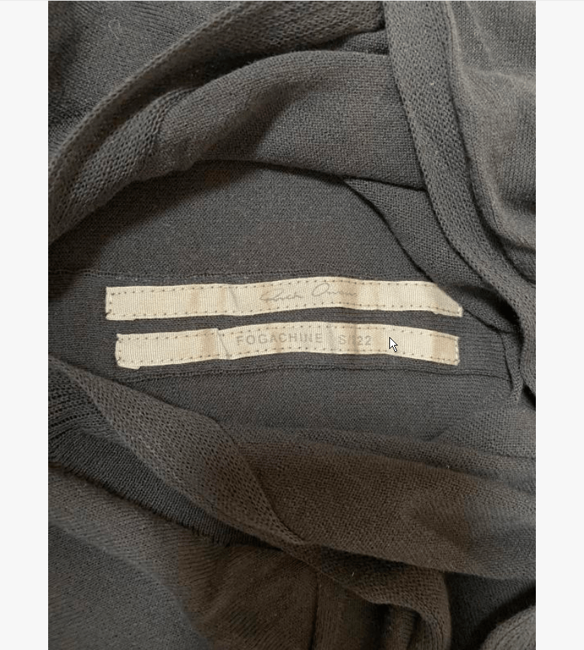 Rick Owens Rick Owens DRKSHDW Black Knit Hoodie Men's L Size US L / EU 52-54 / 3 - 3 Thumbnail
