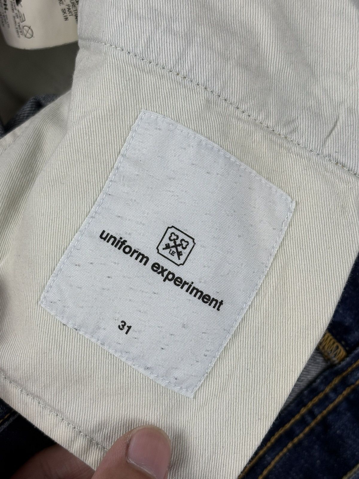 Japanese Brand × uniform experiment Uniform experiment x Swarovski 12oz Selvedge Python Patch Size US 31 - 9 Thumbnail