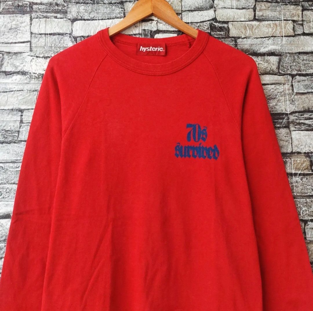Hysteric Glamour Vtg 90's Hysteric Glamour Old Bones Fish Long Sleeve Shirt Size US M / EU 48-50 / 2 - 4 Thumbnail