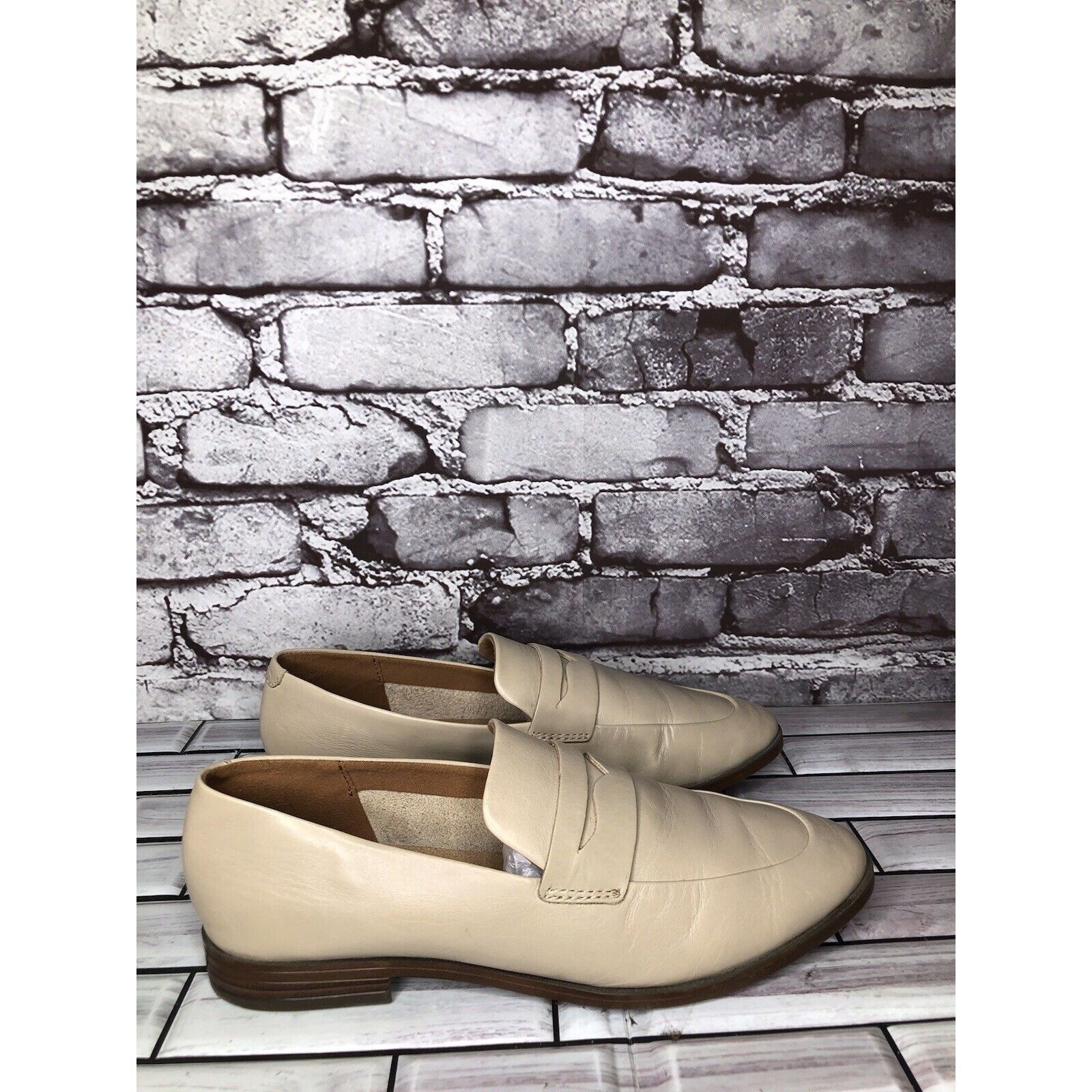 Rockport Rockport Trutech Beige Nude Leather Penny Slip On Dressy Loa Size US 7.5 / IT 37.5 - 14 Thumbnail