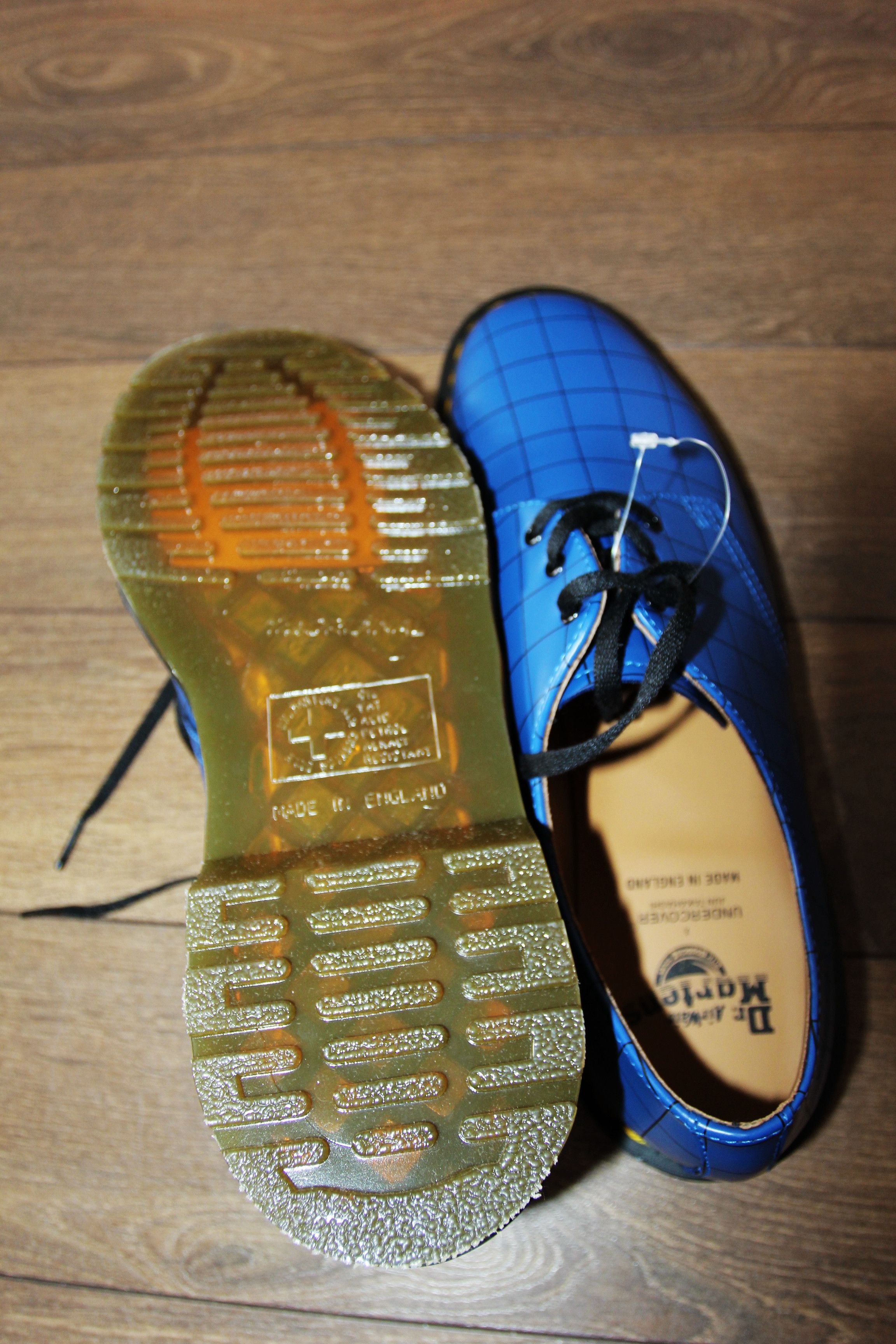 Dr. Martens × Undercover BNWT SS23 UNDERCOVER x DR.MARTENS 1461 UC CHECK DERBYS BL 45 Size US 12 / EU 45 - 5 Thumbnail