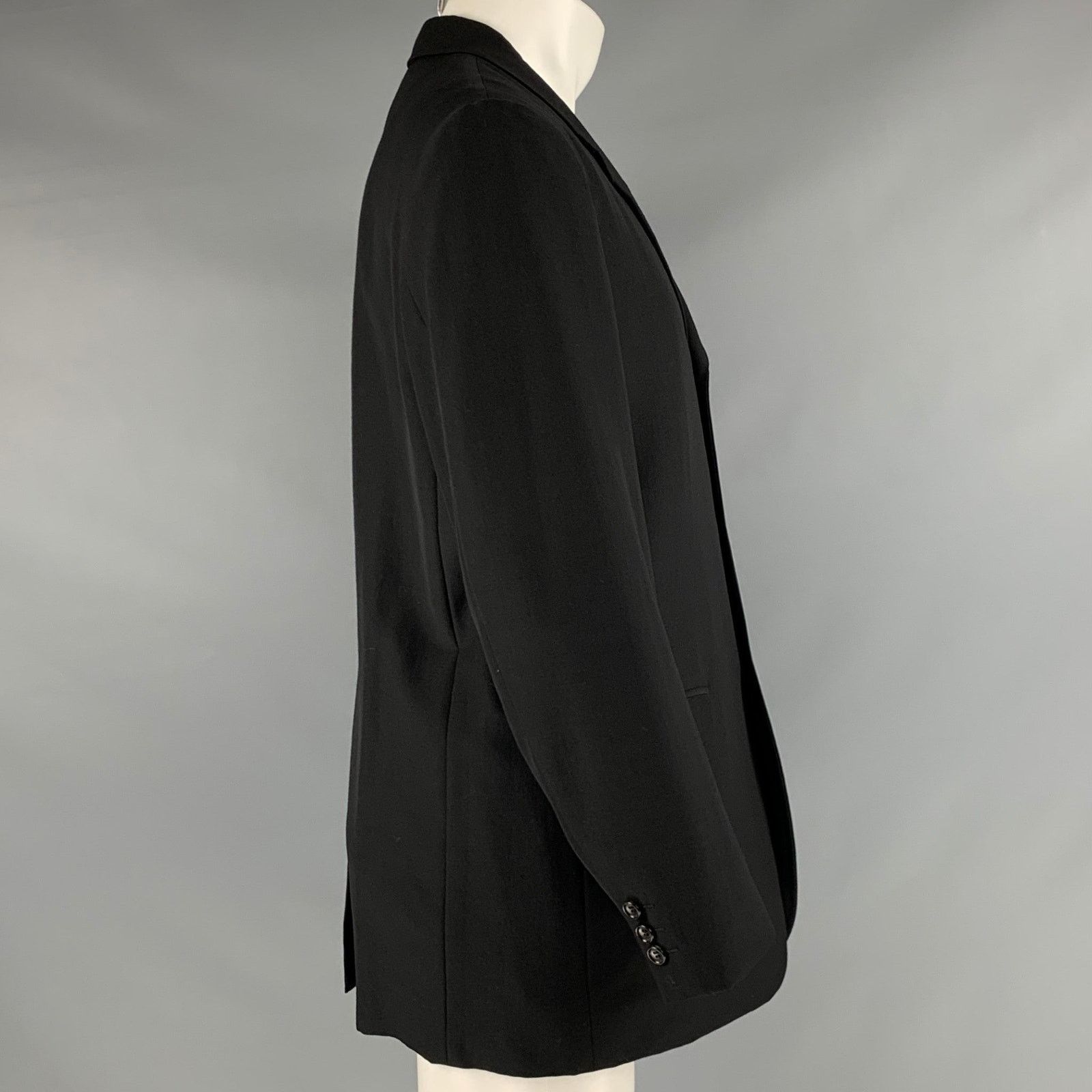 Comme des Garcons Homme Plus PLUS Size M Black Single breasted Coat Size US M / EU 48-50 / 2 - 2 Thumbnail