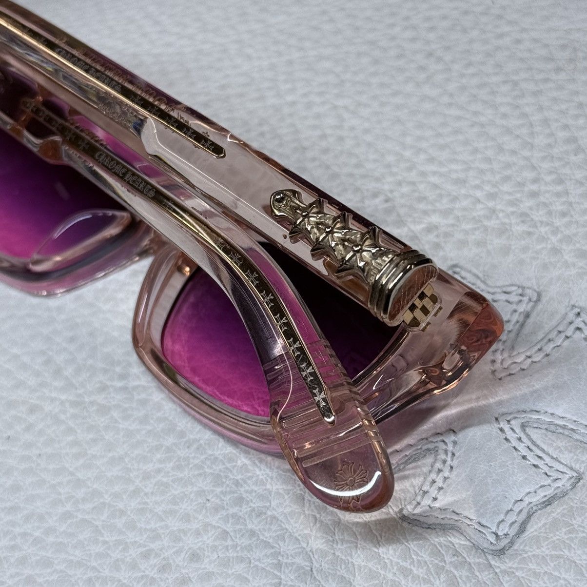 Chrome Hearts Chrome Hearts Asstraordinaire 1/1 ‘EUPHORIA’ Sunglasses Size ONE SIZE - 11 Thumbnail