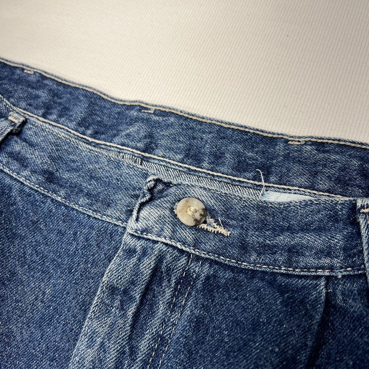 Vintage × Wrangler VTG Wrangler Timber Creek Jeans Blue Straight Denim Baggy Size US 34 / EU 50 - 7 Thumbnail