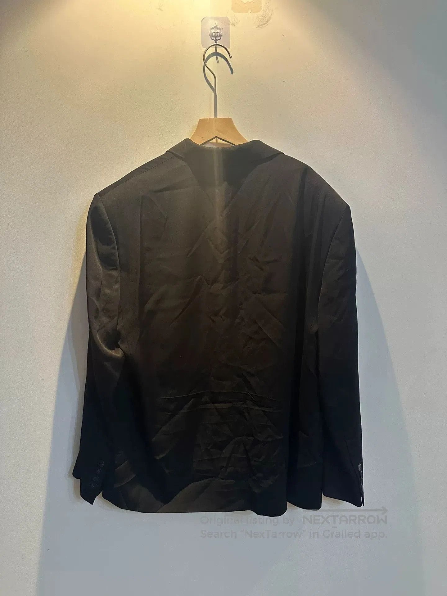 Balenciaga Balenciaga Black Logo Wide Suit Jacket. Size US S / EU 44-46 / 1 - 3 Thumbnail