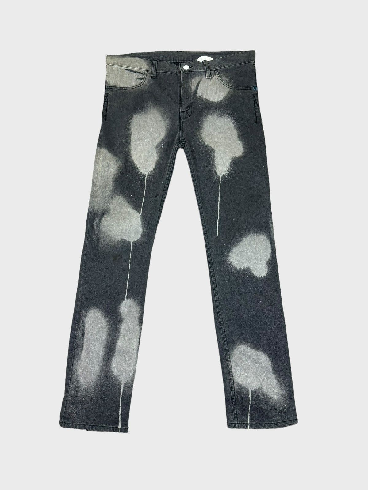 Japanese Brand MACKDADDY Japan Acid Washed Style Denim Pants Size US 35 - 1 Thumbnail