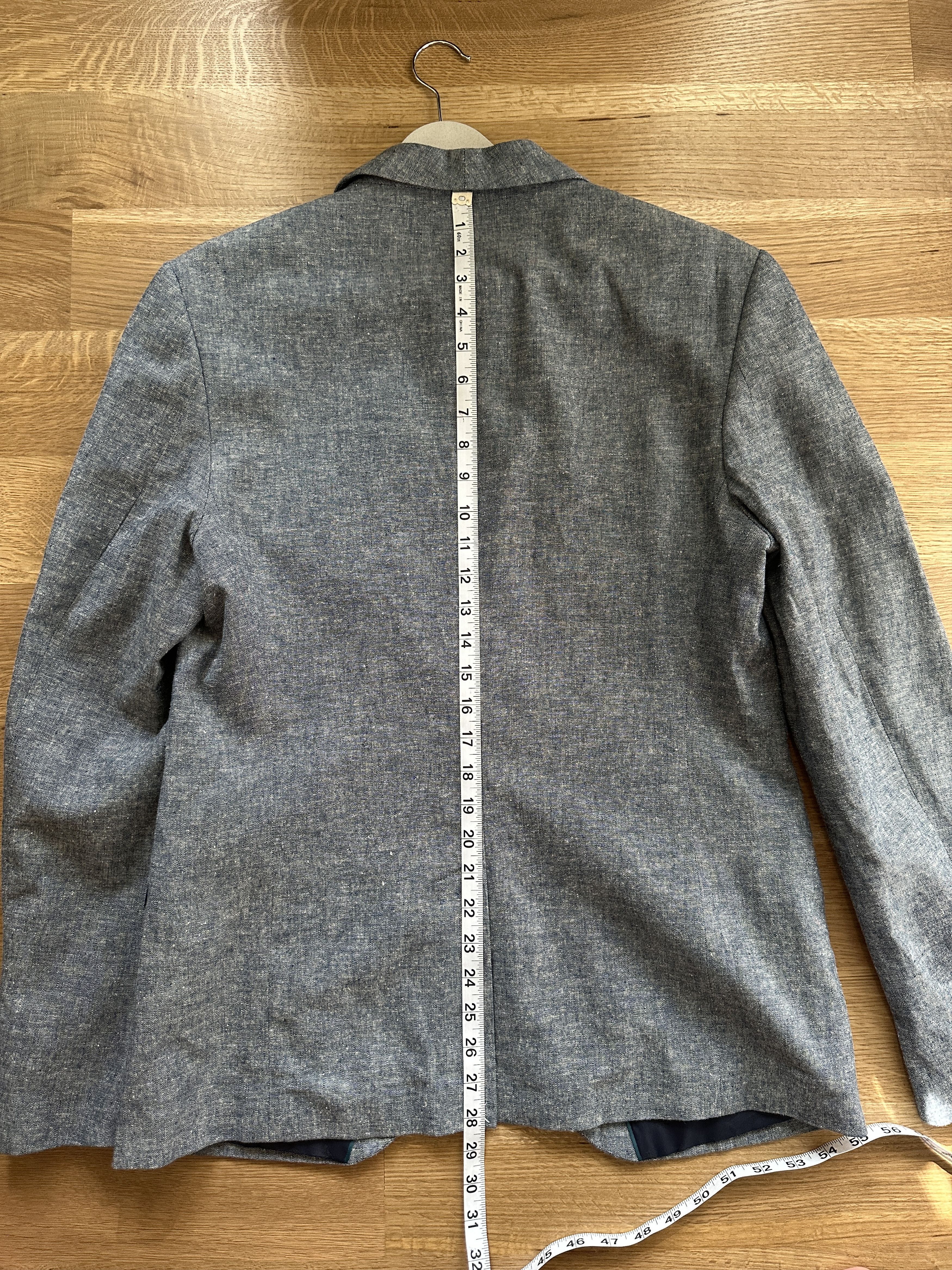 Original Penguin Original Penguin casual linen blend blazer in bluish gray Size 38R - 5 Thumbnail