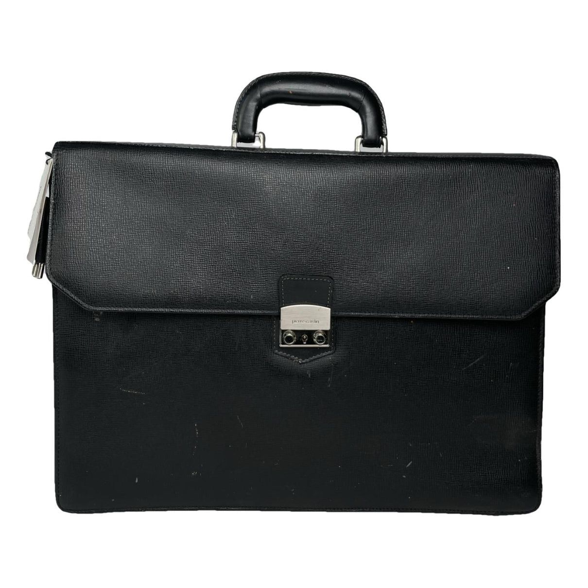 Pierre Cardin Black Leather Handbag Size ONE SIZE - 1 Thumbnail