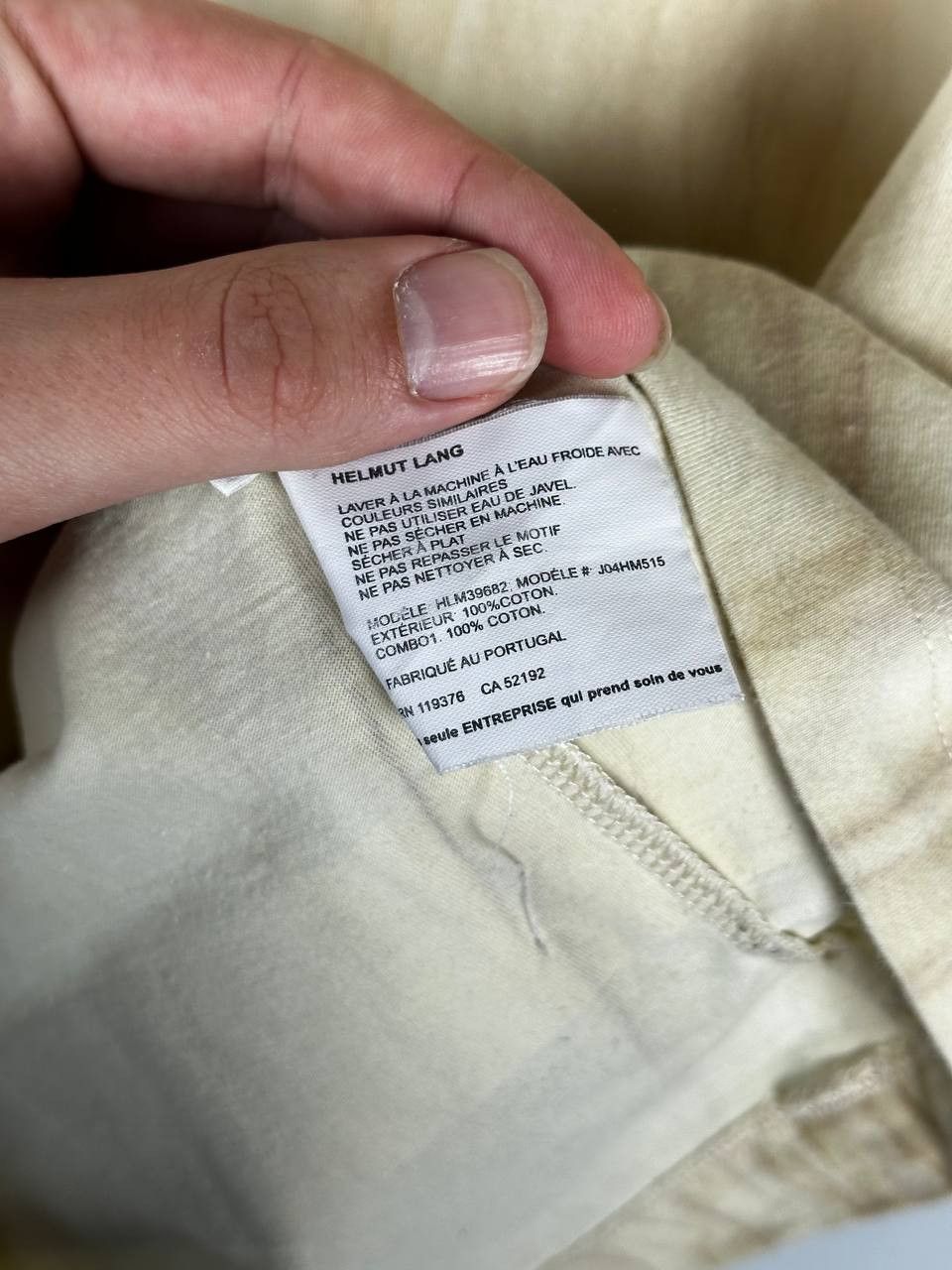 Helmut Lang Helmut Lang Strange Days Pattern Logo T Shirt Size L Size US M / EU 48-50 / 2 - 10 Thumbnail