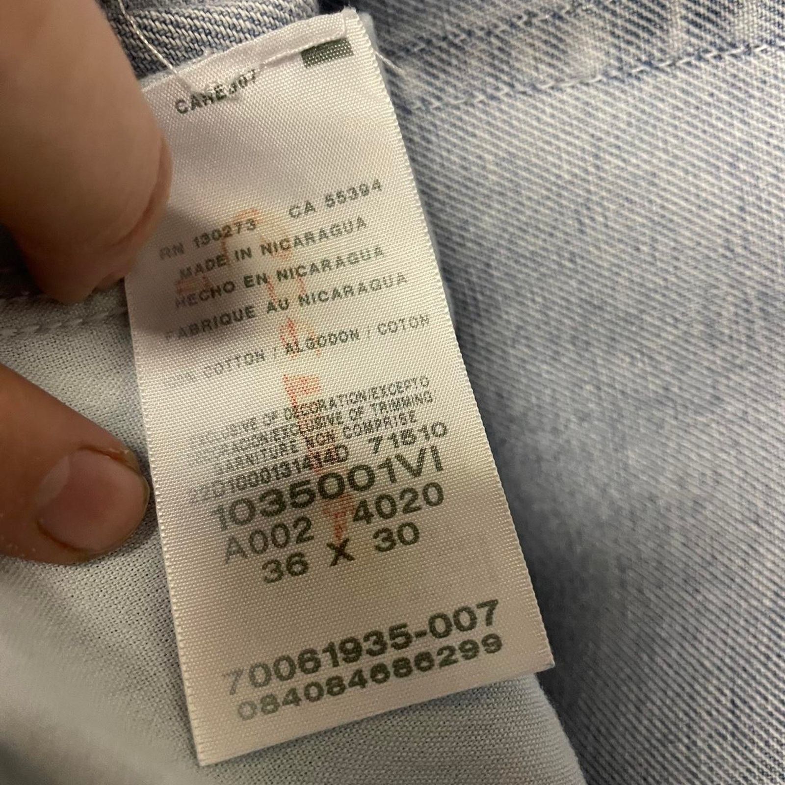 Wrangler Wrangler light blue denim jeans Size 36x30 Size US 36 / EU 52 - 2 Thumbnail
