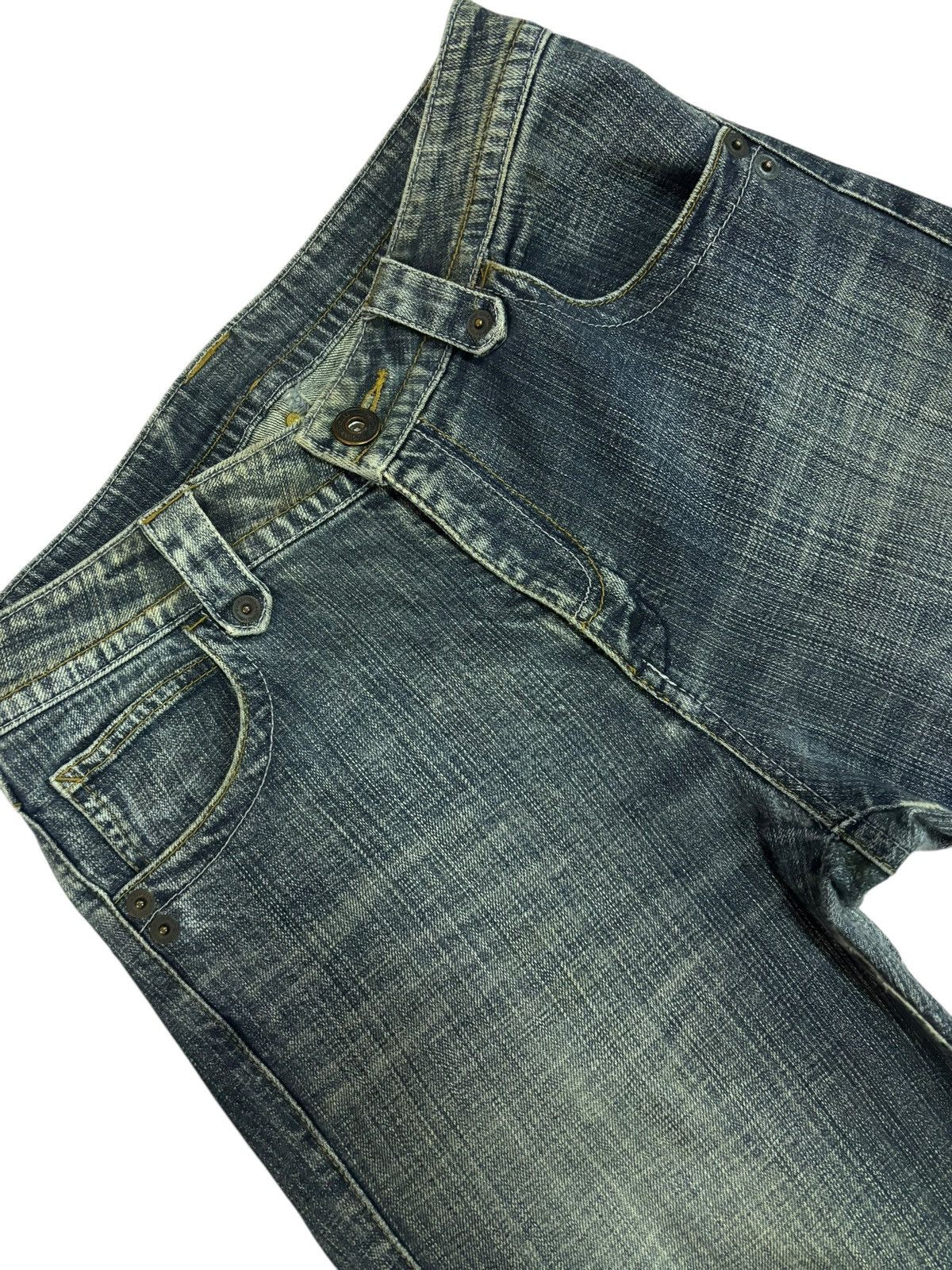 Japanese Brand × Vintage Vintage Bondage Japanese Brand Bootcut Jeans Size US 29 - 3 Thumbnail