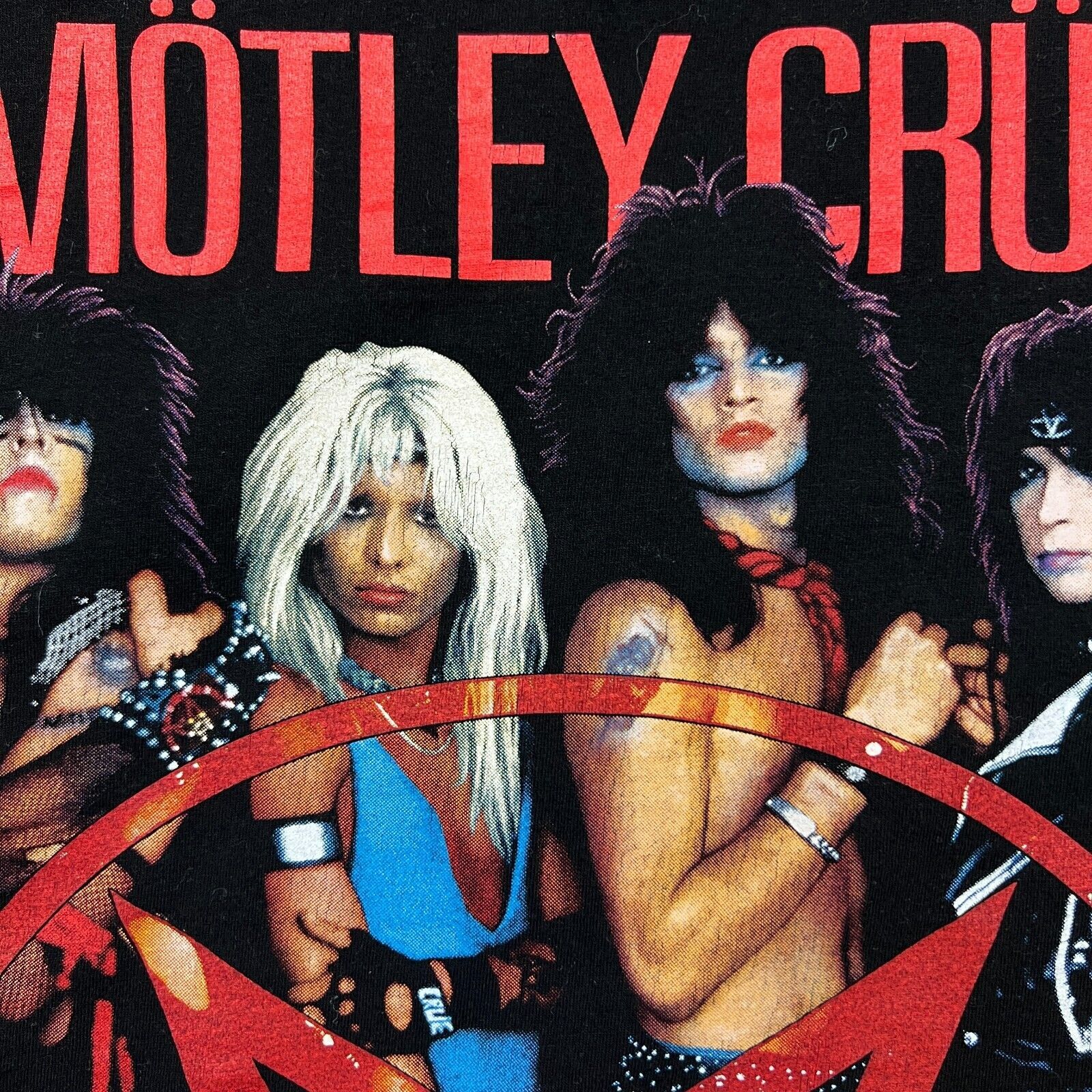 Band Tees × Vintage Y2K Motley Crue T Shirt Double Sided Graphic Rock Band Tee Size US XL / EU 56 / 4 - 4 Thumbnail