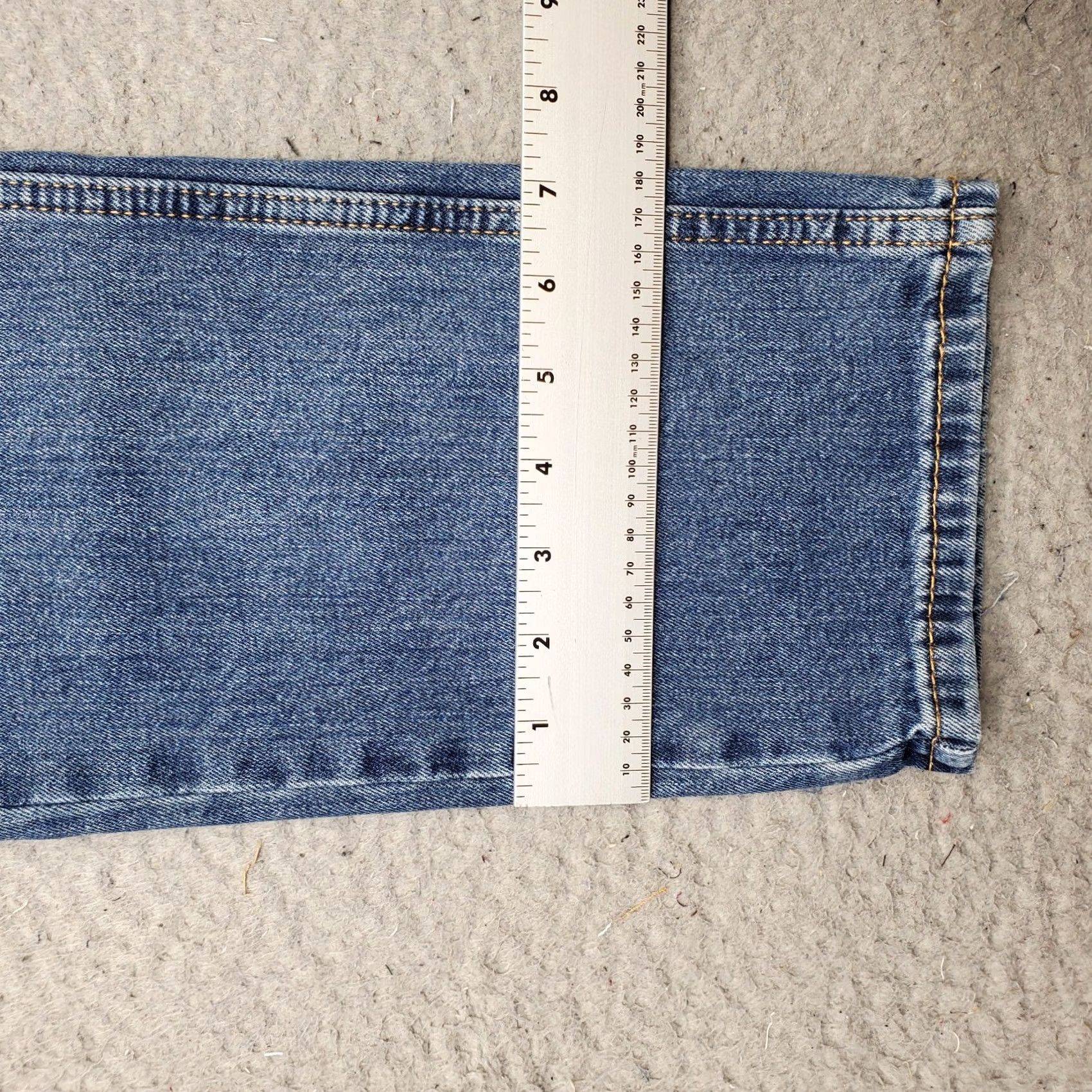 Levi's Levi's 511 Jeans Men 36x29 Blue Denim Double Stitch Red Tab Straight Leg Outdoor Size US 36 / EU 52 - 5 Thumbnail