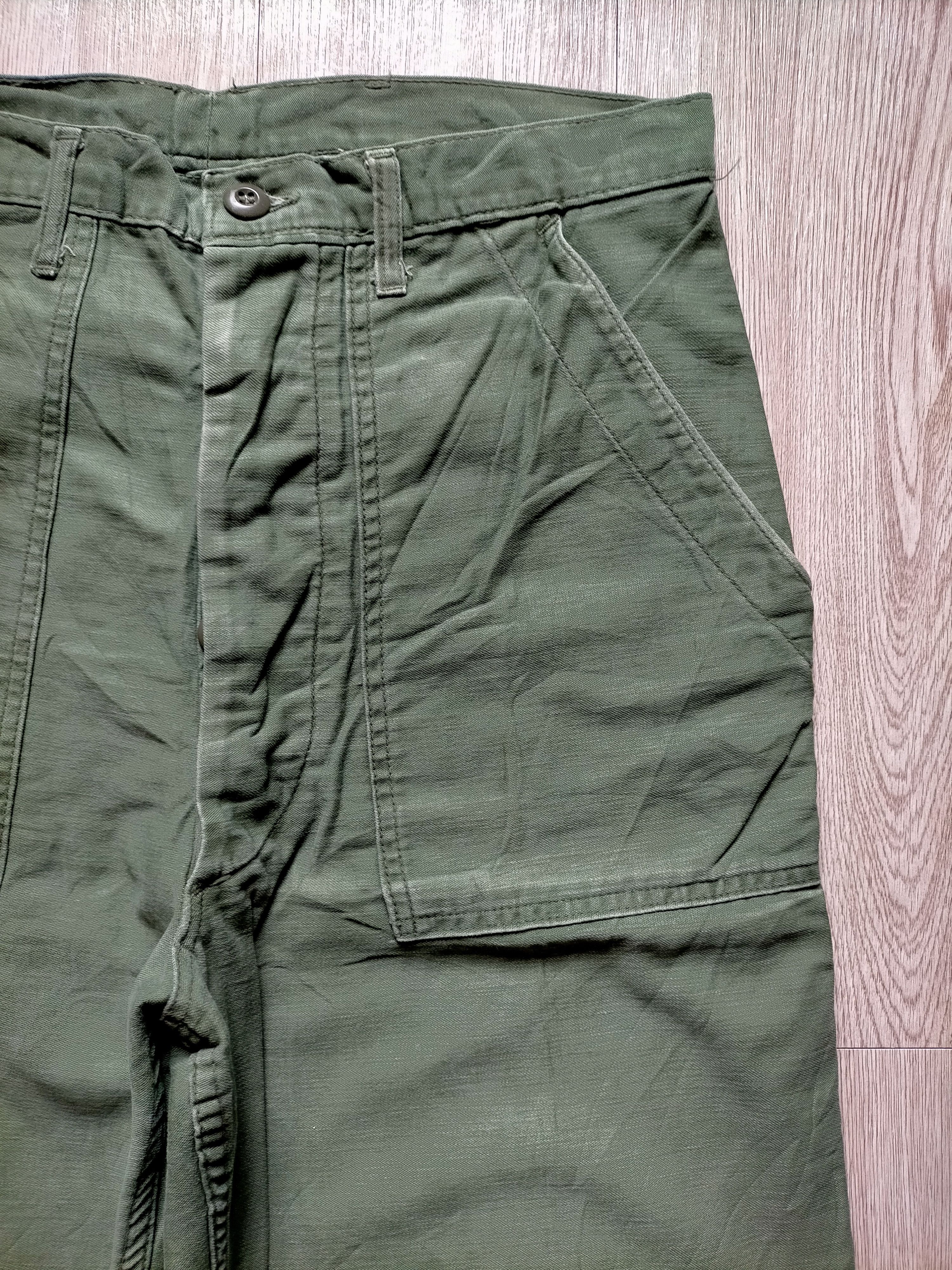 Army Of Me Vintage 60s Us Military OG 107 trouser pants Size US 32 / EU 48 - 5 Thumbnail