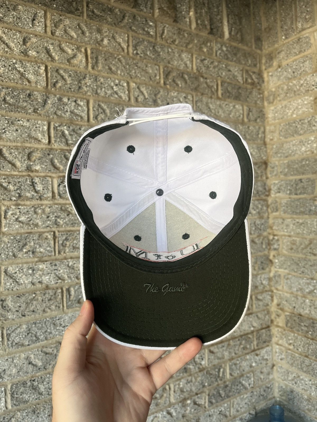 Sports Specialties × Vintage Vintage 90’s Miami Hurricanes Split Bar NCAA SnapBack Hat Size ONE SIZE - 2 Thumbnail