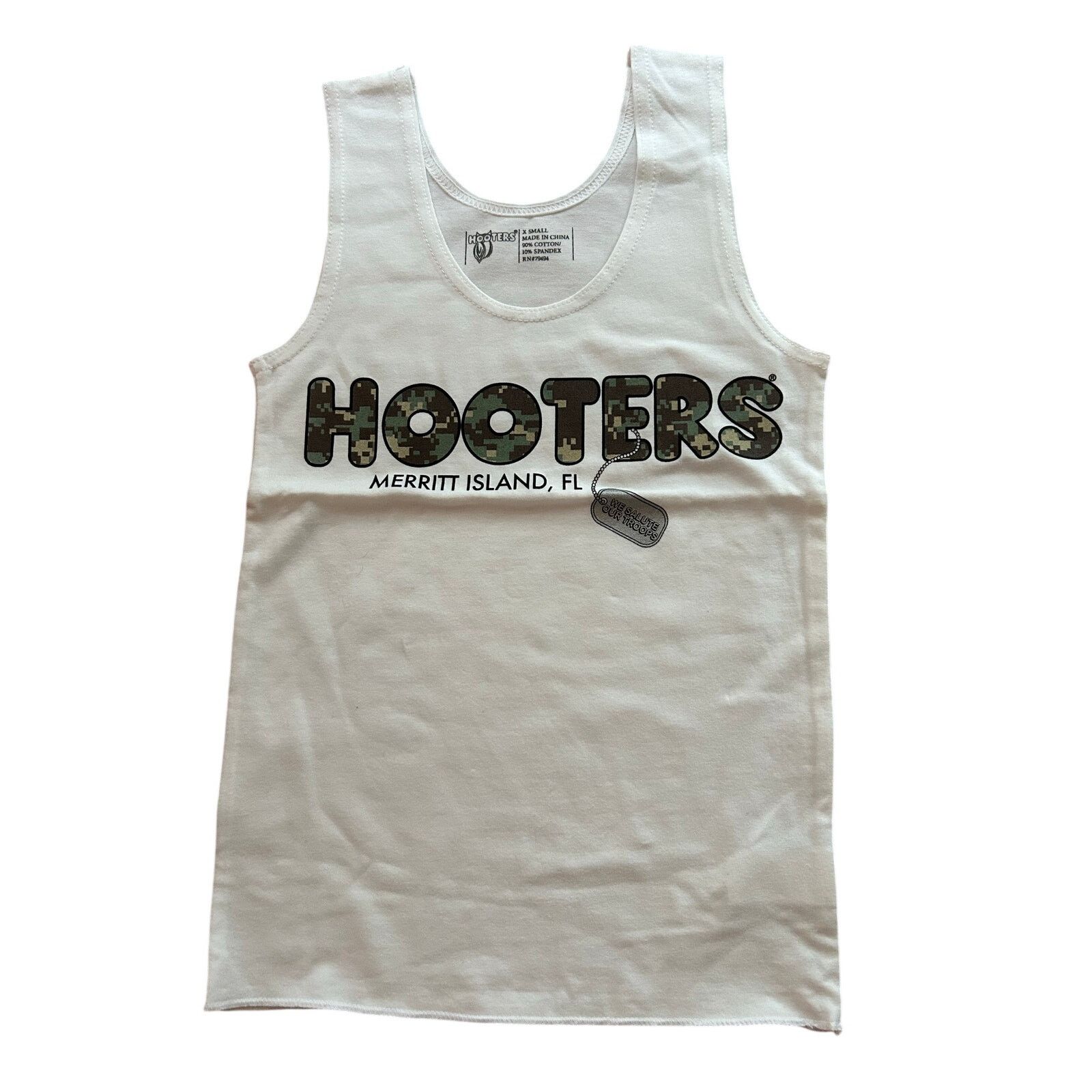 Other New Hooters Girl Rare Camo Uniform Tank Merritt Island Xs Size XS / US 0-2 / IT 36-38 - 1 Thumbnail