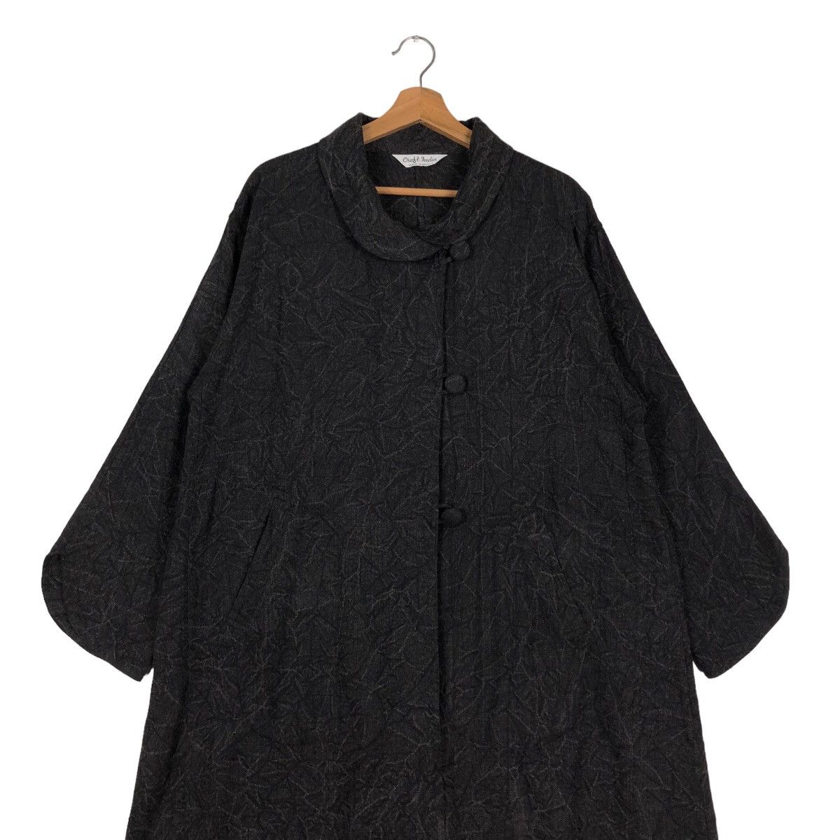 Designer 📌VINTAGE LONG JACKET EMBROIDERED DESIGN ISSEY MIYAKE Size US M / EU 48-50 / 2 - 9 Thumbnail