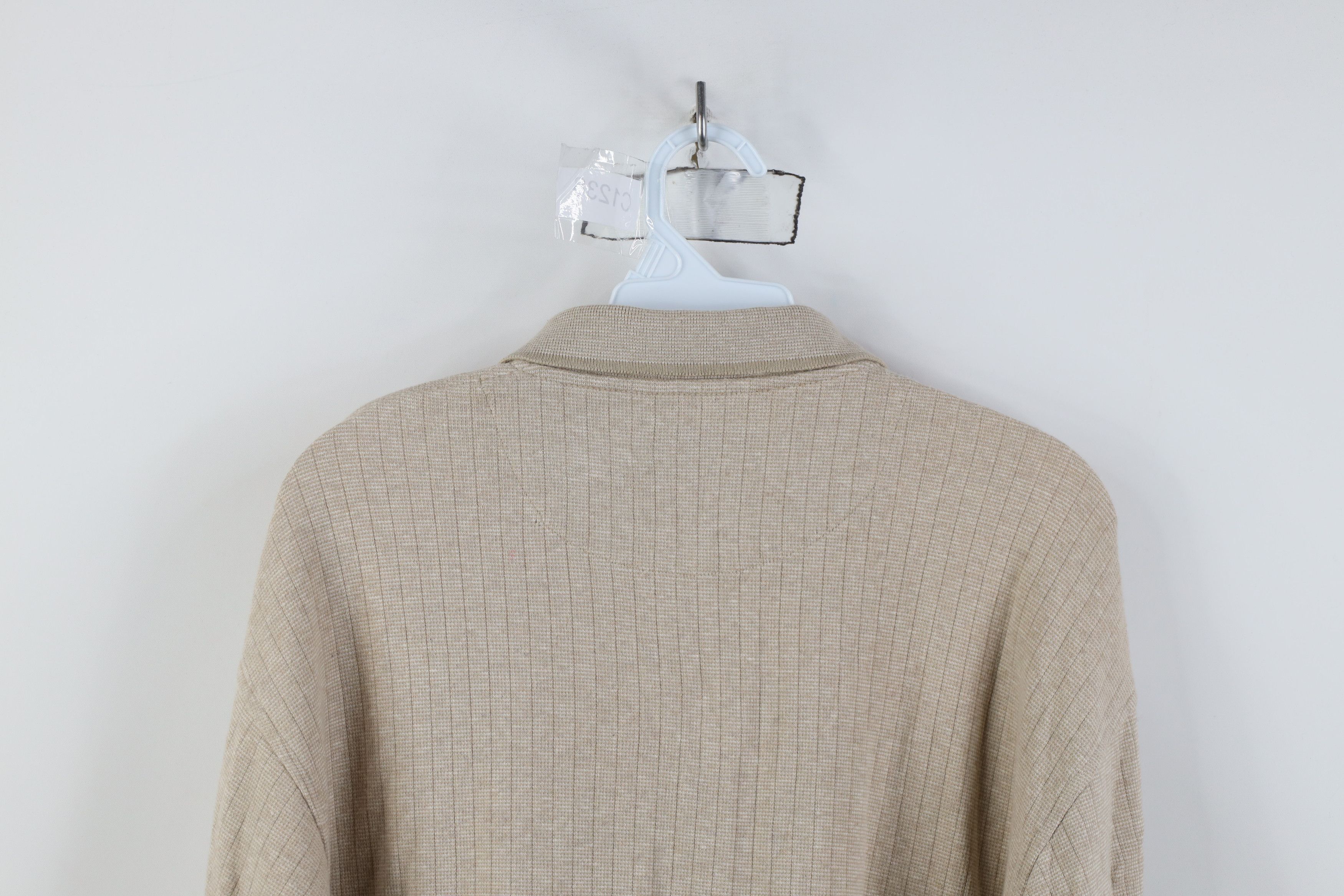 Vintage Vintage Y2K Streetwear Ribbed Knit Long Sleeve Rugby Polo Size US M / EU 48-50 / 2 - 10 Thumbnail