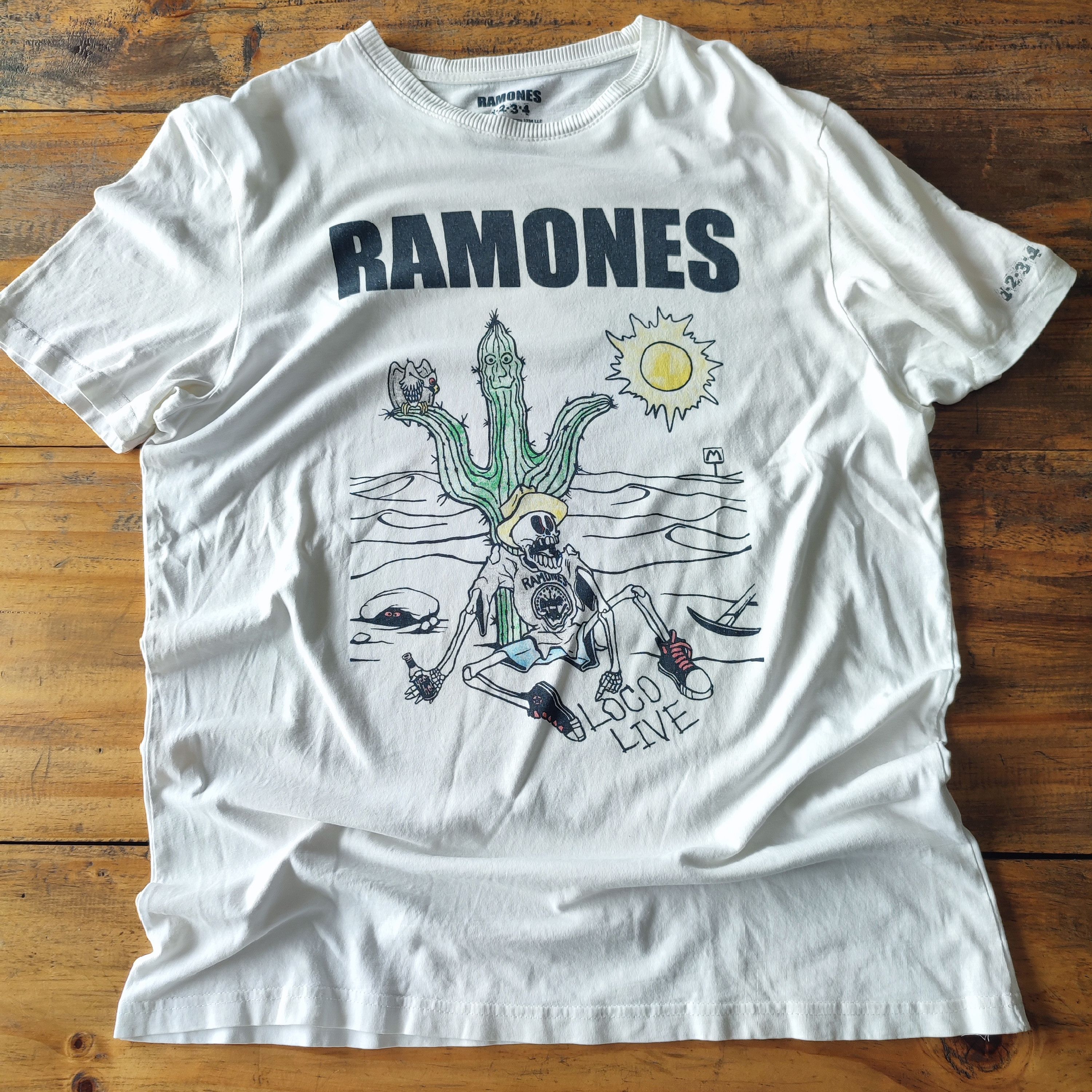 Band Tees × Vintage RAMONES T SHIRT Size US L / EU 52-54 / 3 - 2 Thumbnail
