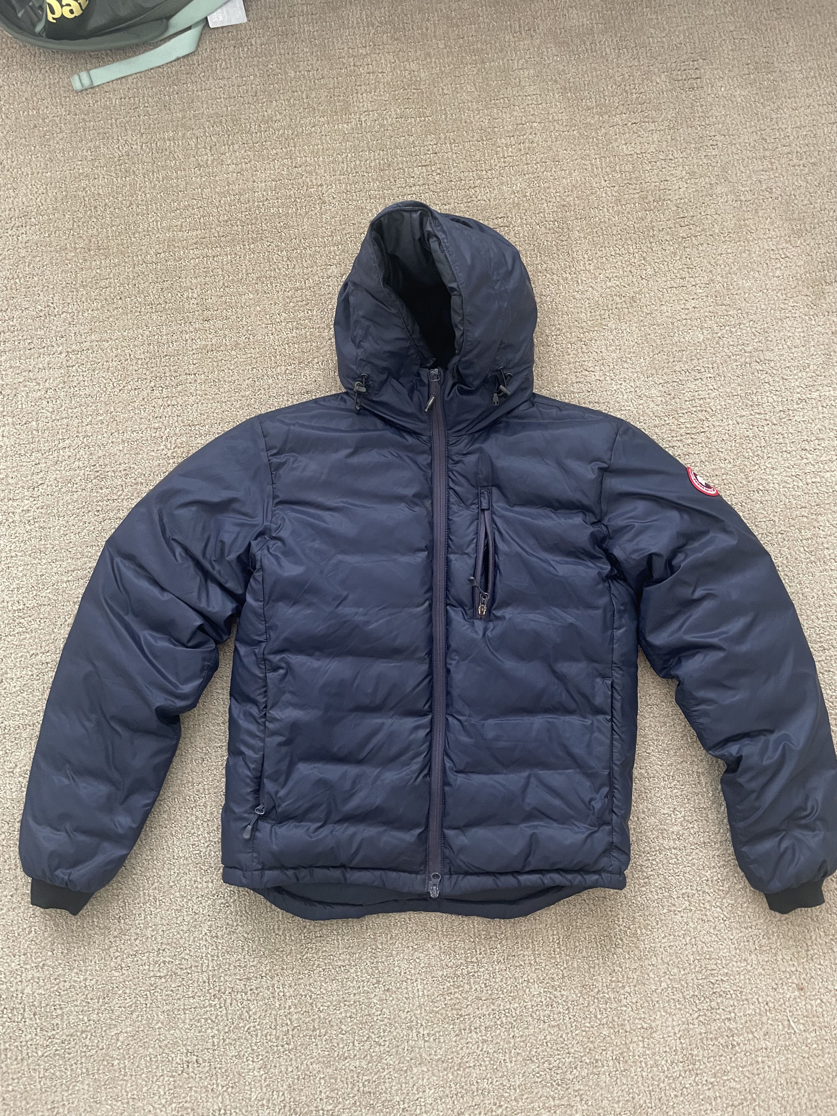 image of Canada Goose Lodge Down Hoody in Bleu, Men's (Size Small)