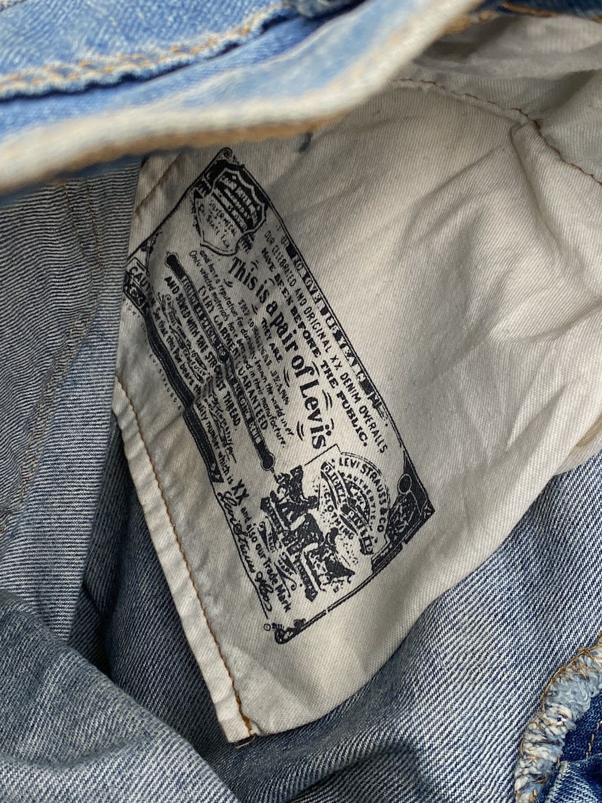 Levi's Vintage Levis 501 Distressed Jeans Size US 32 / EU 48 - 13 Thumbnail