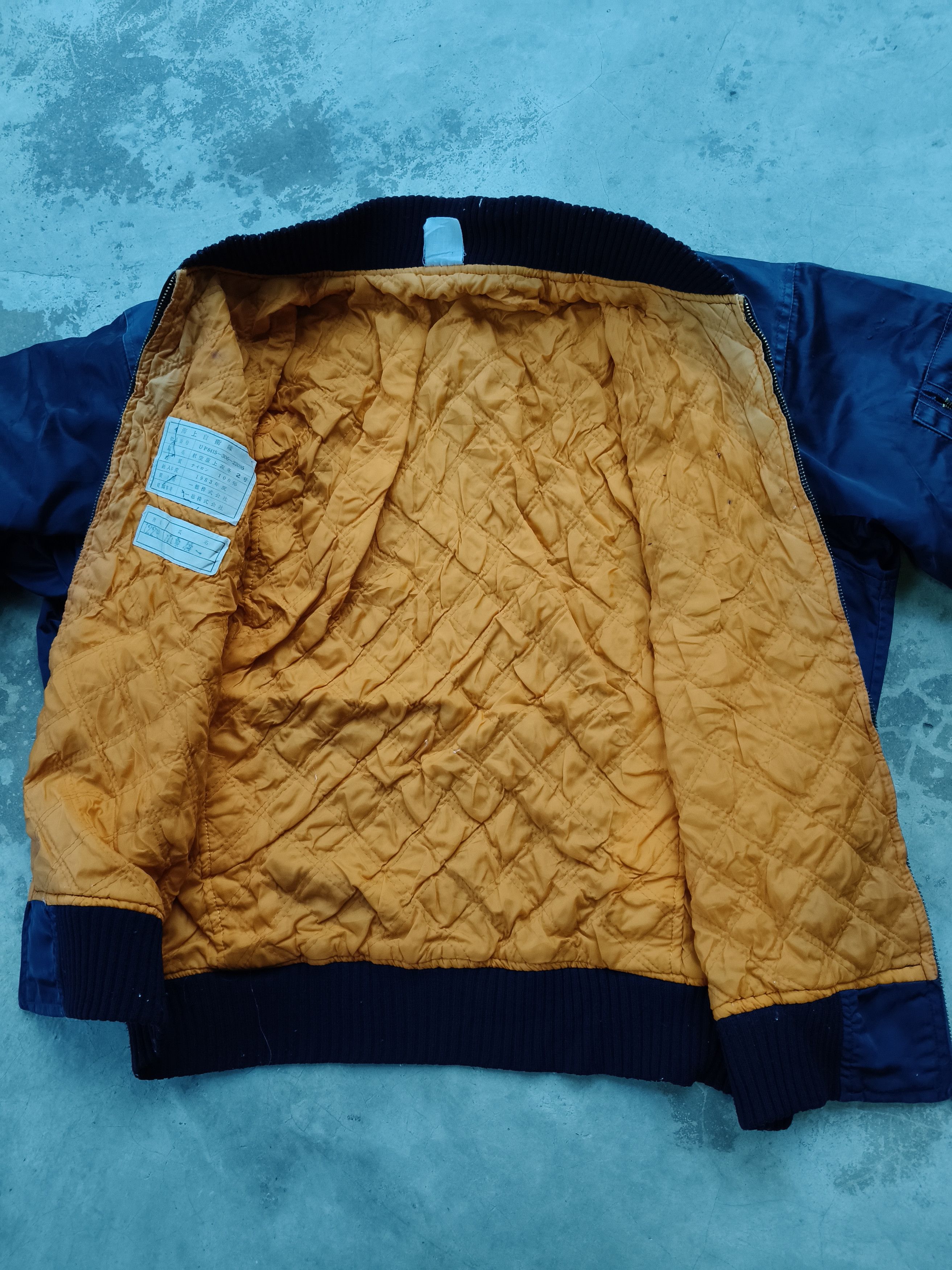 Japanese Brand Vintage Aviation Winter bomber jacket Size US L / EU 52-54 / 3 - 8 Thumbnail