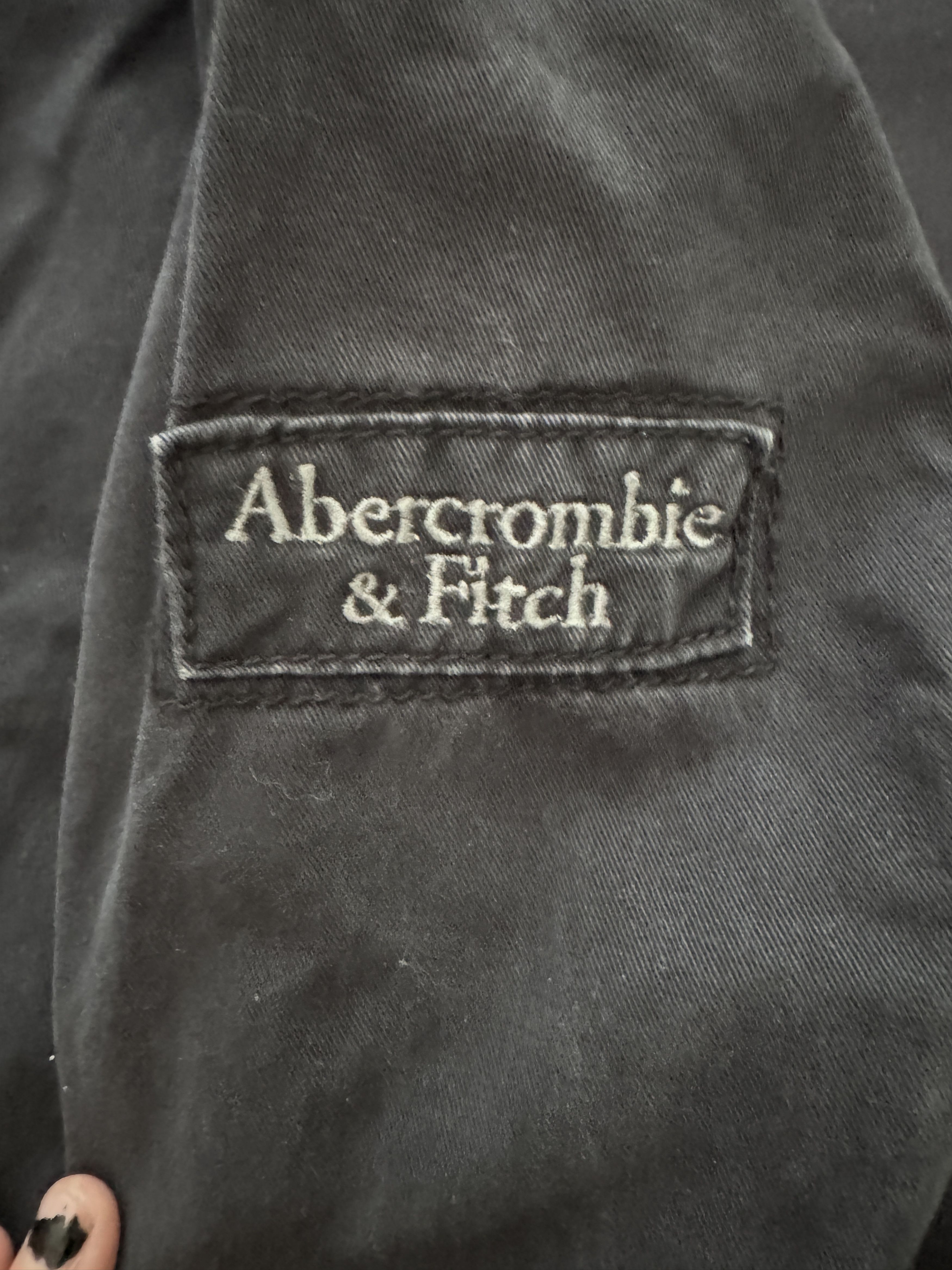 Vintage Abercrombie & Fitch Washed Zip Hamilton Jacket in Blue, Men's — image 5 of 5