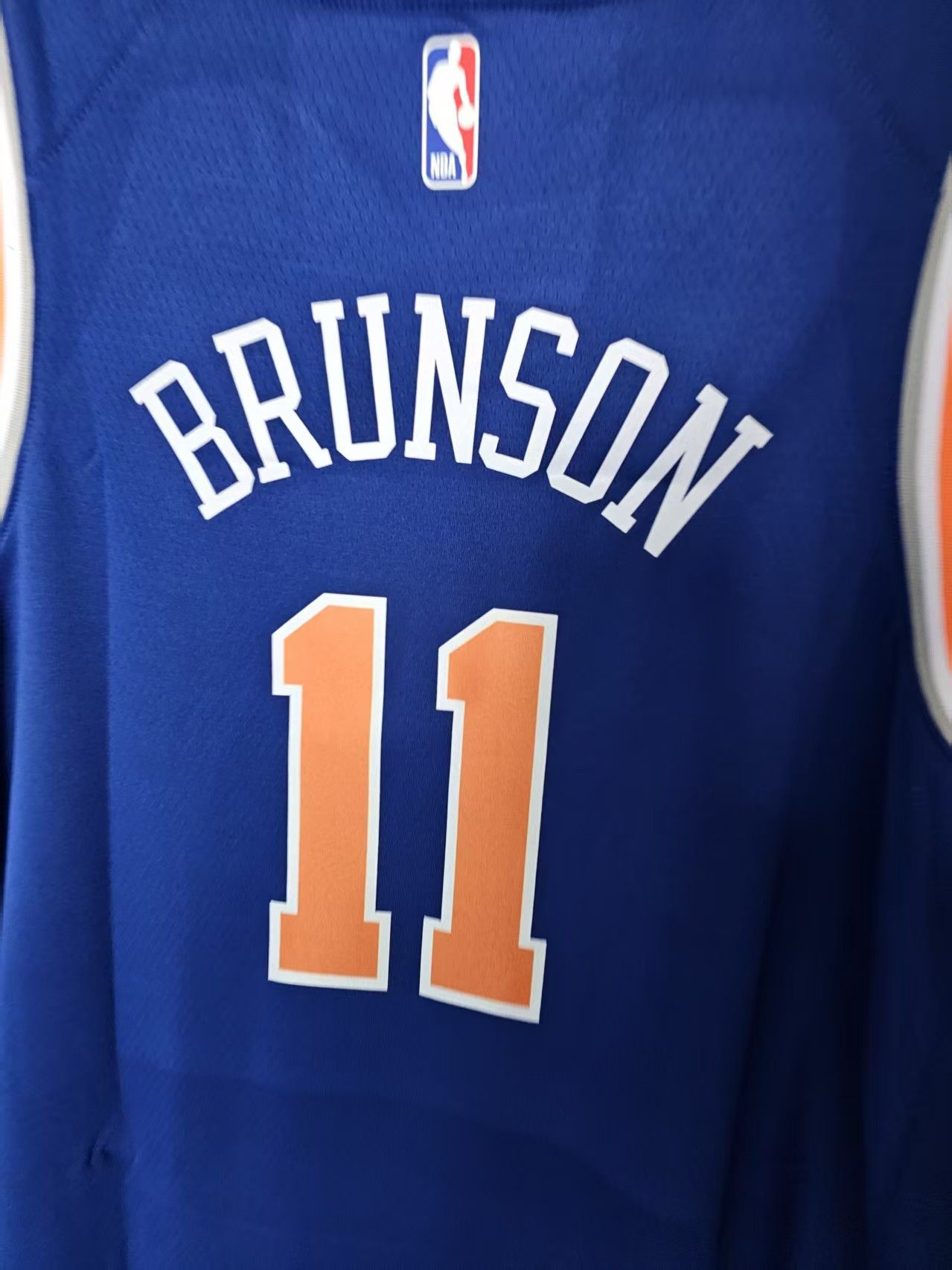 NBA New York Knicks #11 Jalen Brunson Jersey Blue Size US M / EU 48-50 / 2 - 3 Thumbnail