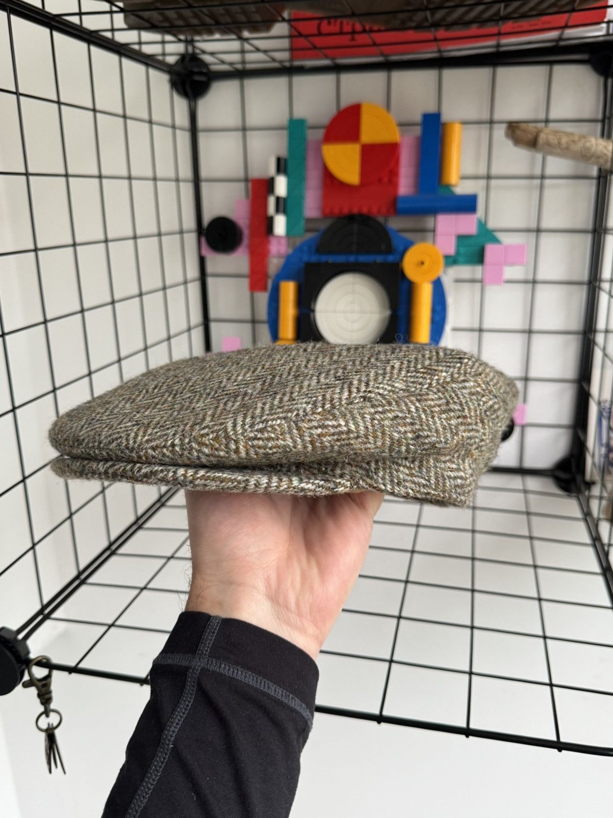 Harris Tweed Vintage Dunn & Co Tweed Cabbie Hat Wool British Harris Tweed Size ONE SIZE - 2 Thumbnail