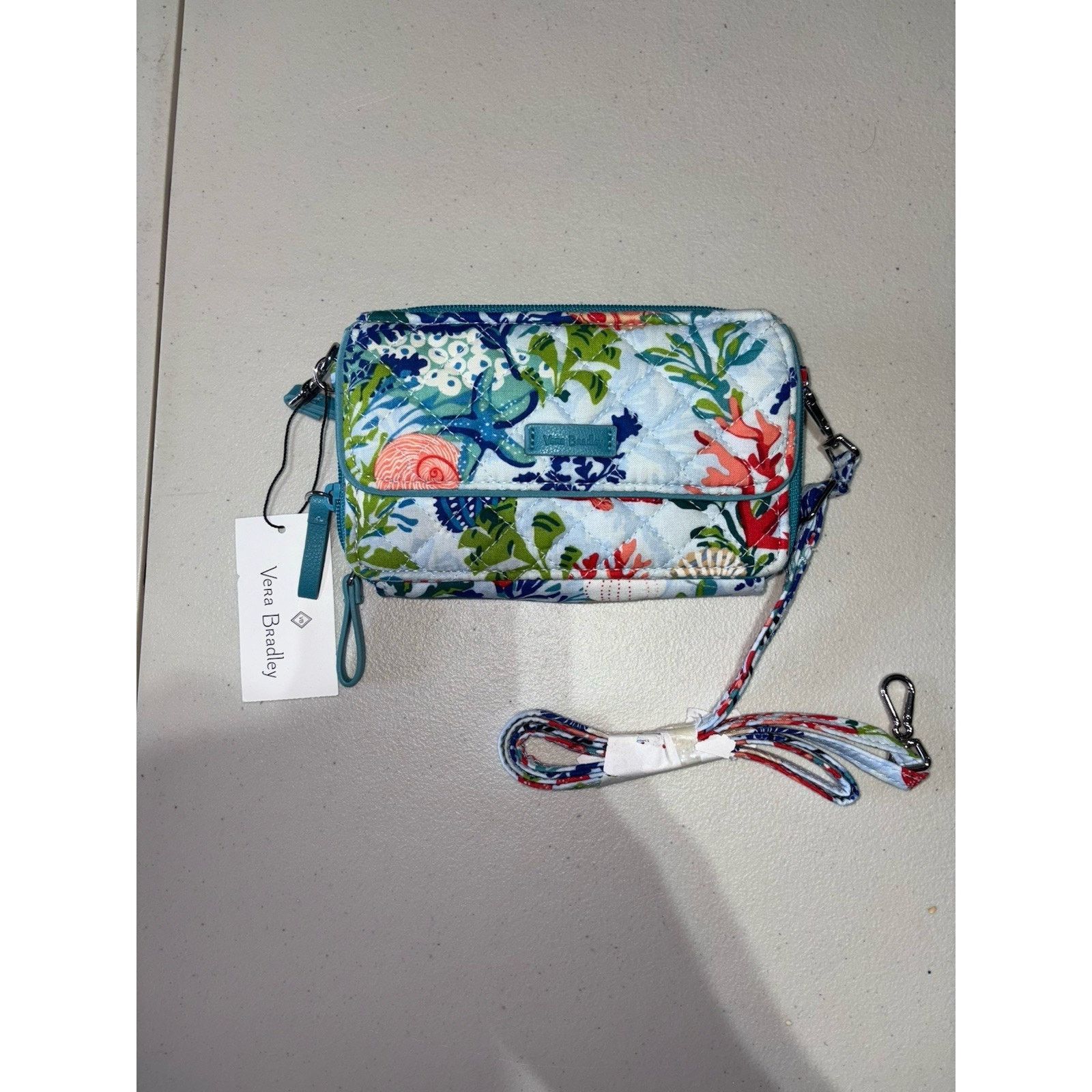 Vera Bradley Vera Bradley All-In-One Wristlet-Sea Air Floral-NWT Size ONE SIZE - 1 Thumbnail