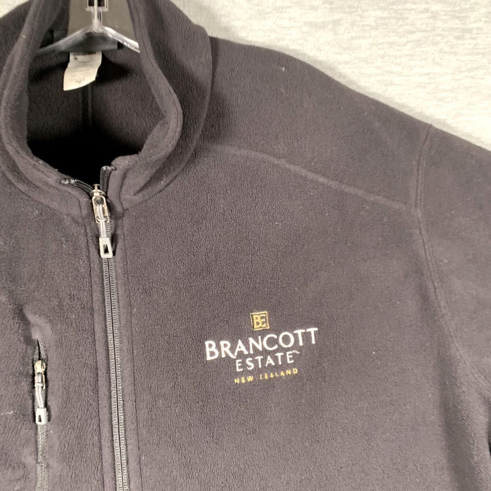 Patagonia Patagonia Synchilla Fleece Jacket Mens XL Black Full Zip Brancott Estate Logo Size US XL / EU 56 / 4 - 4 Thumbnail