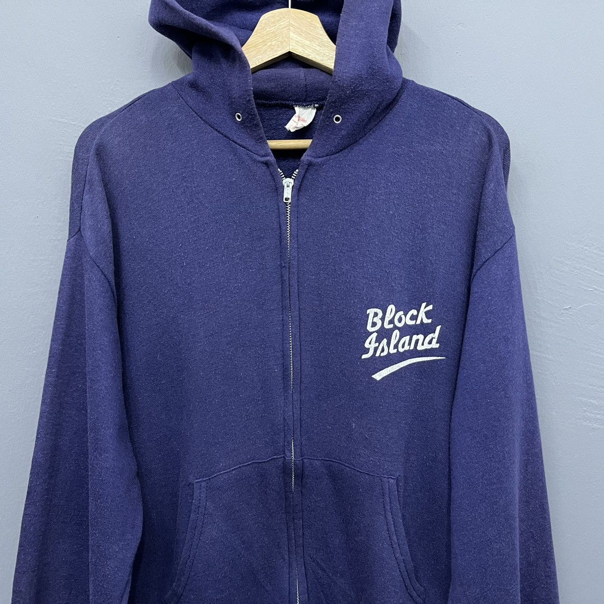 Vintage Vintage 90s Block Island Rhode Island Zip Hoodie Size US M / EU 48-50 / 2 - 3 Thumbnail
