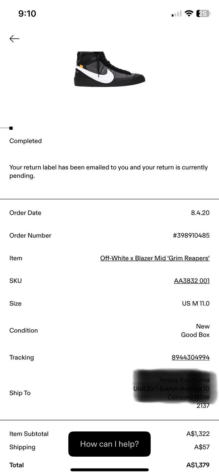 Nike × Off-White 2018 Nike Blazer X Off-White Size US 11 / EU 44 - 10 Thumbnail