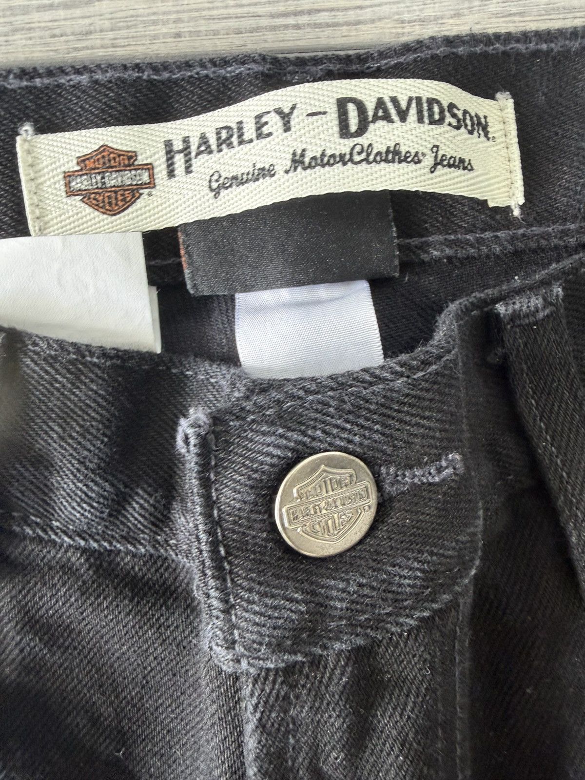 Harley Davidson Harley Davidson Black Denim Size US 34 / EU 50 - 2 Thumbnail