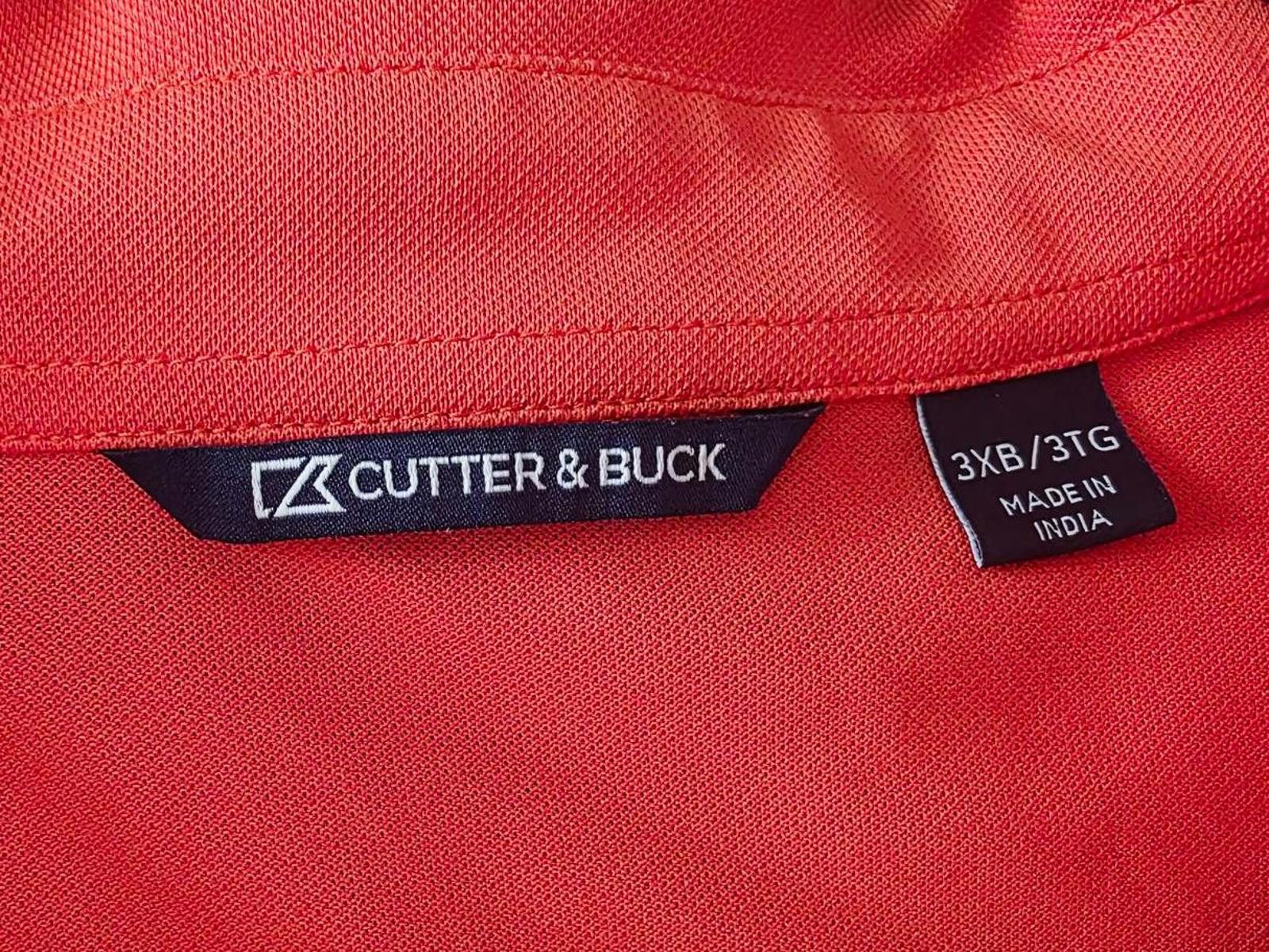 Cutter & Buck Men's Cutter & Buck Orange Polo Shirt Size 3XB/3TG 3X 3XL Size US XXL / EU 58 / 5 - 9 Thumbnail