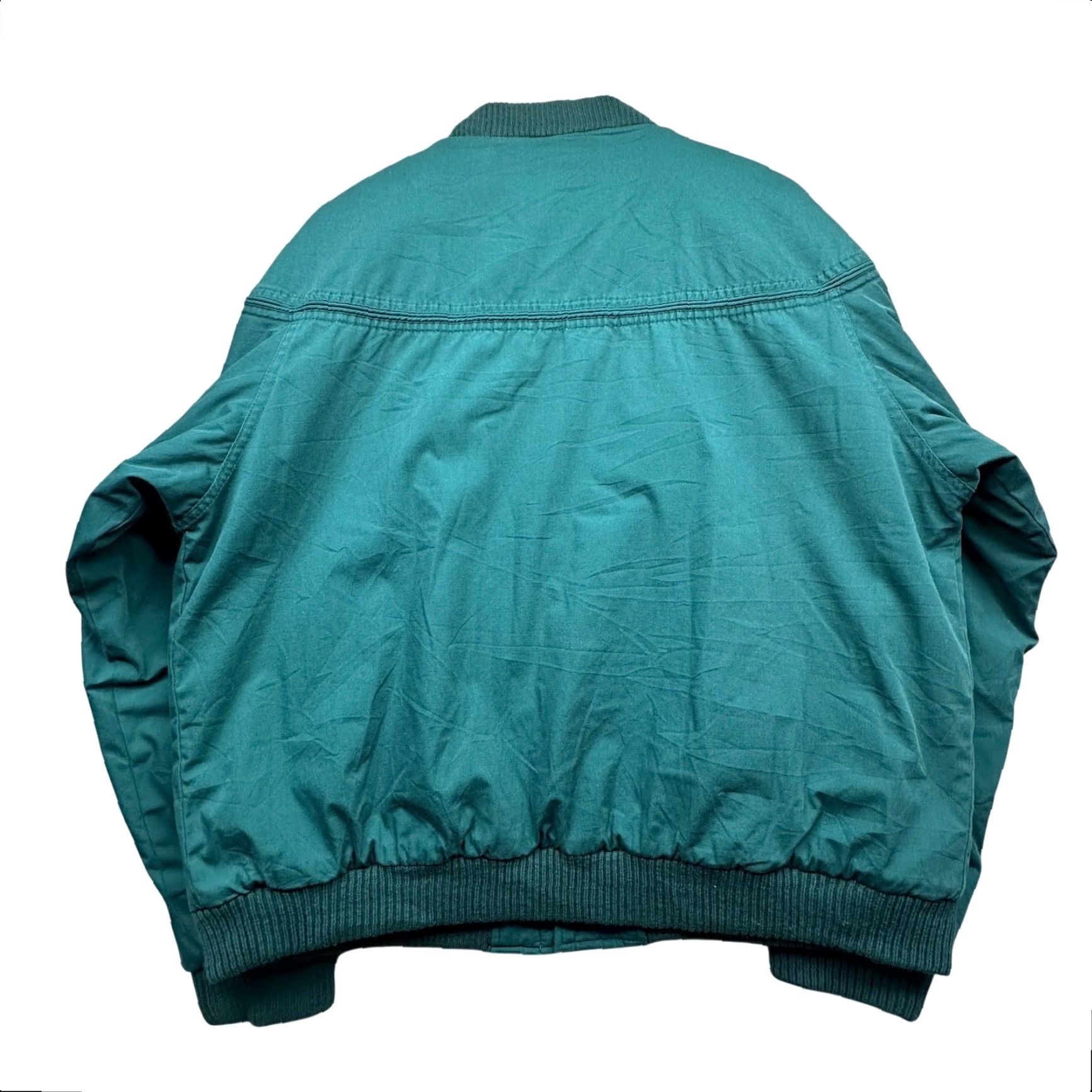 Vintage VINTAGE Par Four Bomber Jacket Mens Large Green Puffer Quilted Lined 90s Size US L / EU 52-54 / 3 - 2 Thumbnail