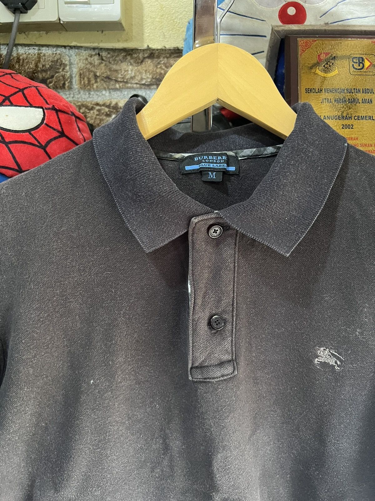 Burberry 🔥Burberrry London Blue Label Cropped Polos Size US S / EU 44-46 / 1 - 7 Thumbnail