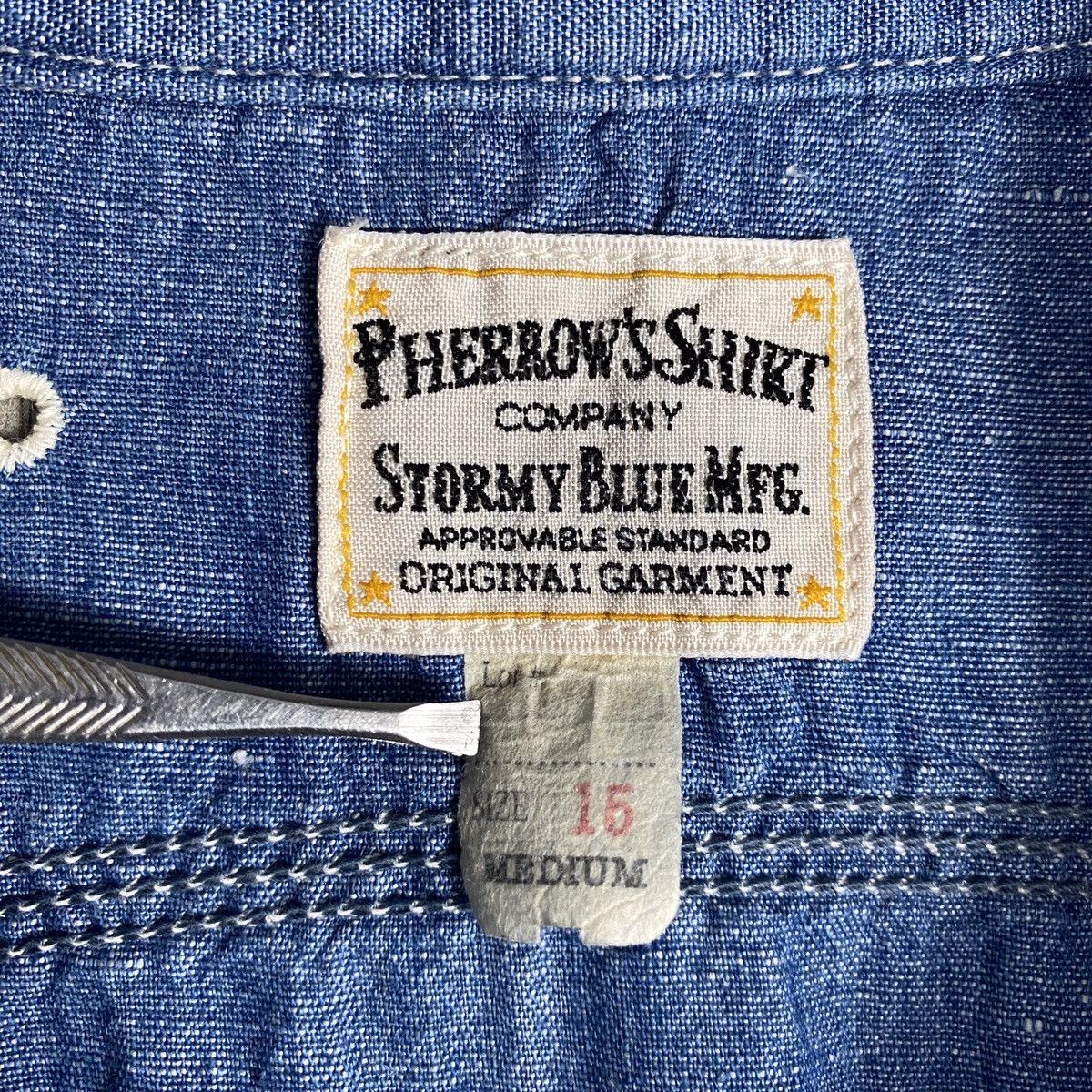 Pherrow's Pherrow’s 770WS Chambray Work Shirt Size US M / EU 48-50 / 2 - 4 Thumbnail