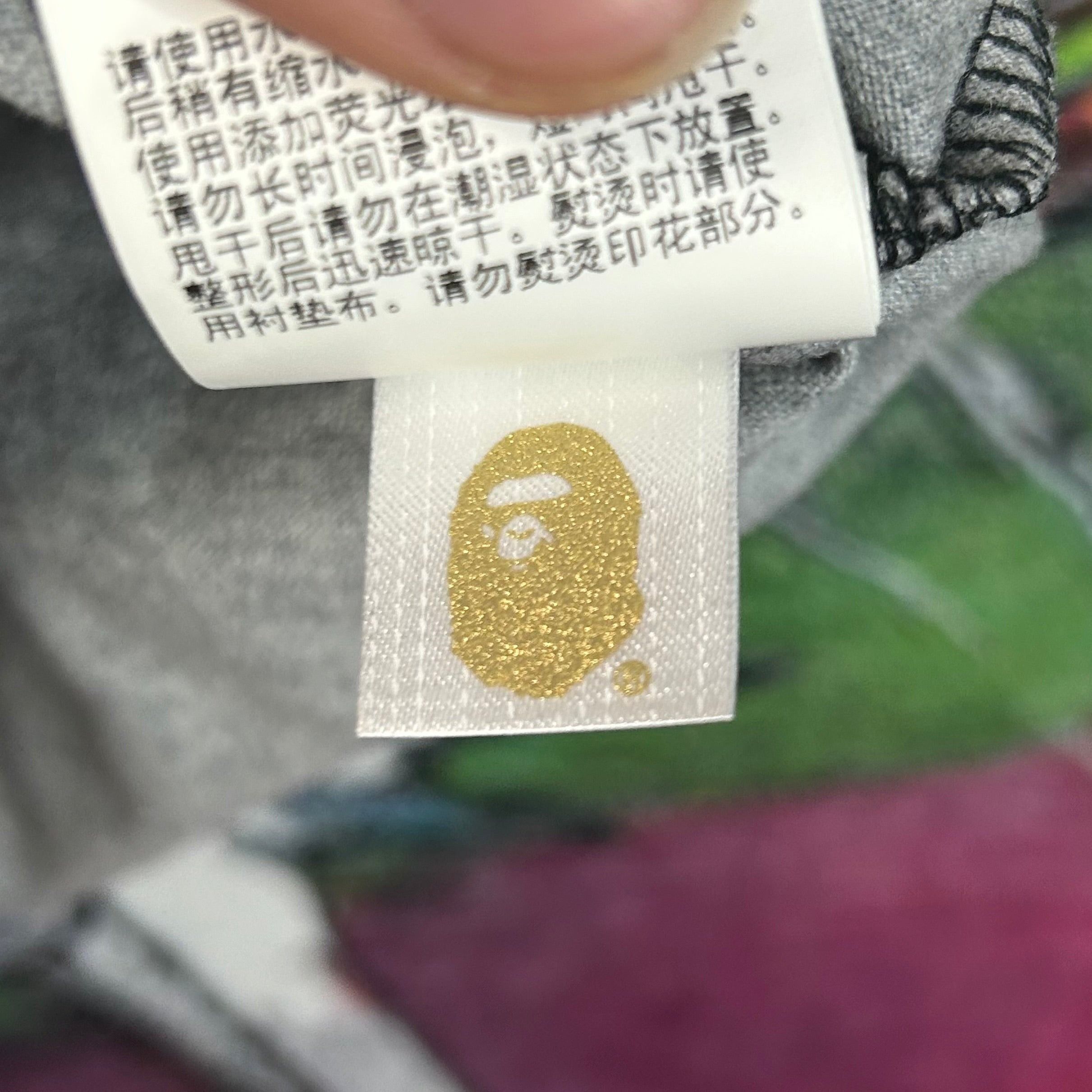 Bape Bape College Bathing Ape Split Tee Size Medium Size US M / EU 48-50 / 2 - 5 Thumbnail