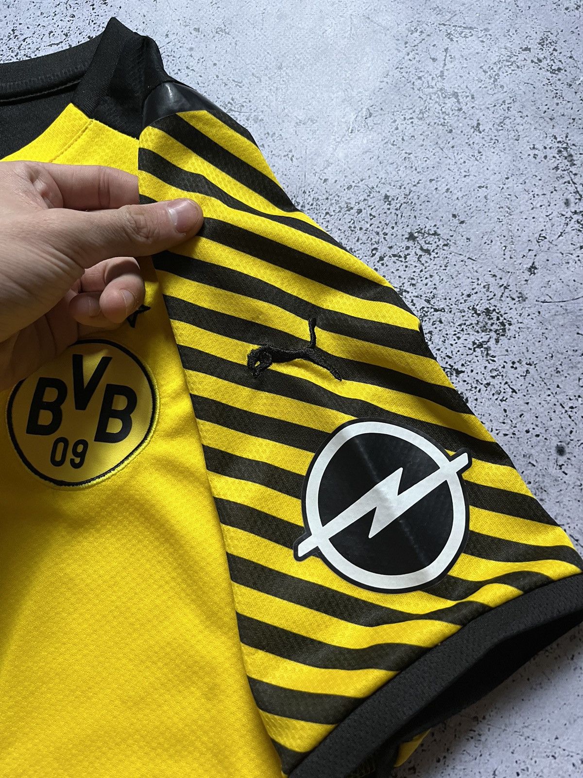 Nike Puma Borussia Dortmund Soccer Jersey T-shirt Blokecore Y2K Size US S / EU 44-46 / 1 - 5 Thumbnail