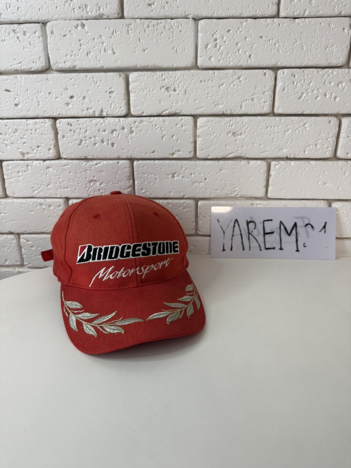 Vintage Bridgestone motorsport vintage cap hat Size ONE SIZE - 1 Thumbnail