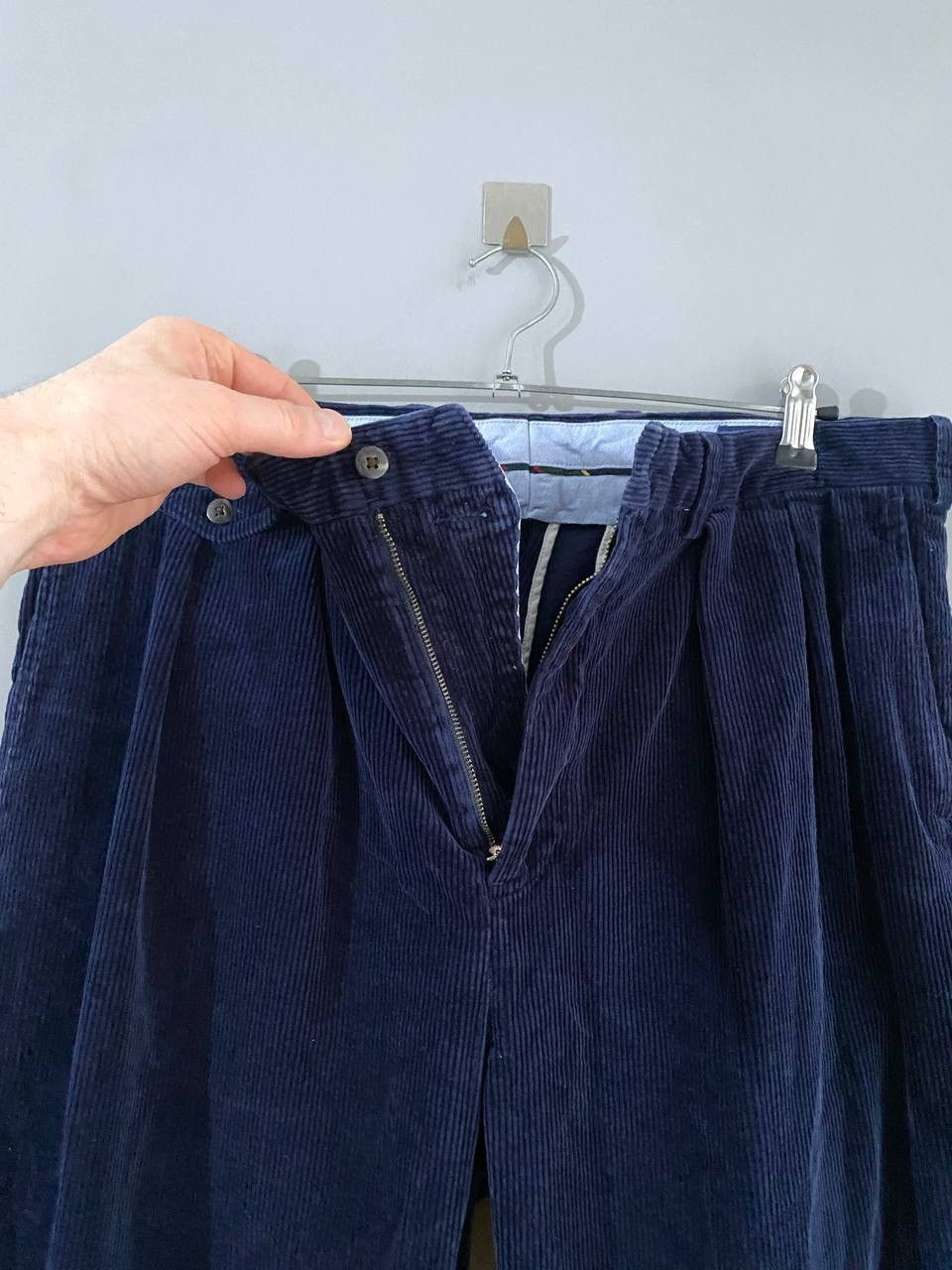 Polo Ralph Lauren Polo Ralph Lauren Men's Pleated Baggy Corduroy Pants W35/L27 Size US 35 - 10 Thumbnail
