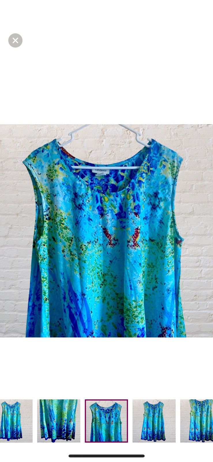 Other CW CLASSICS SLEEVELESS TUNIC TOP DRESS TANK TOP Size XL Size XL / US 12-14 / IT 48-50 - 3 Thumbnail