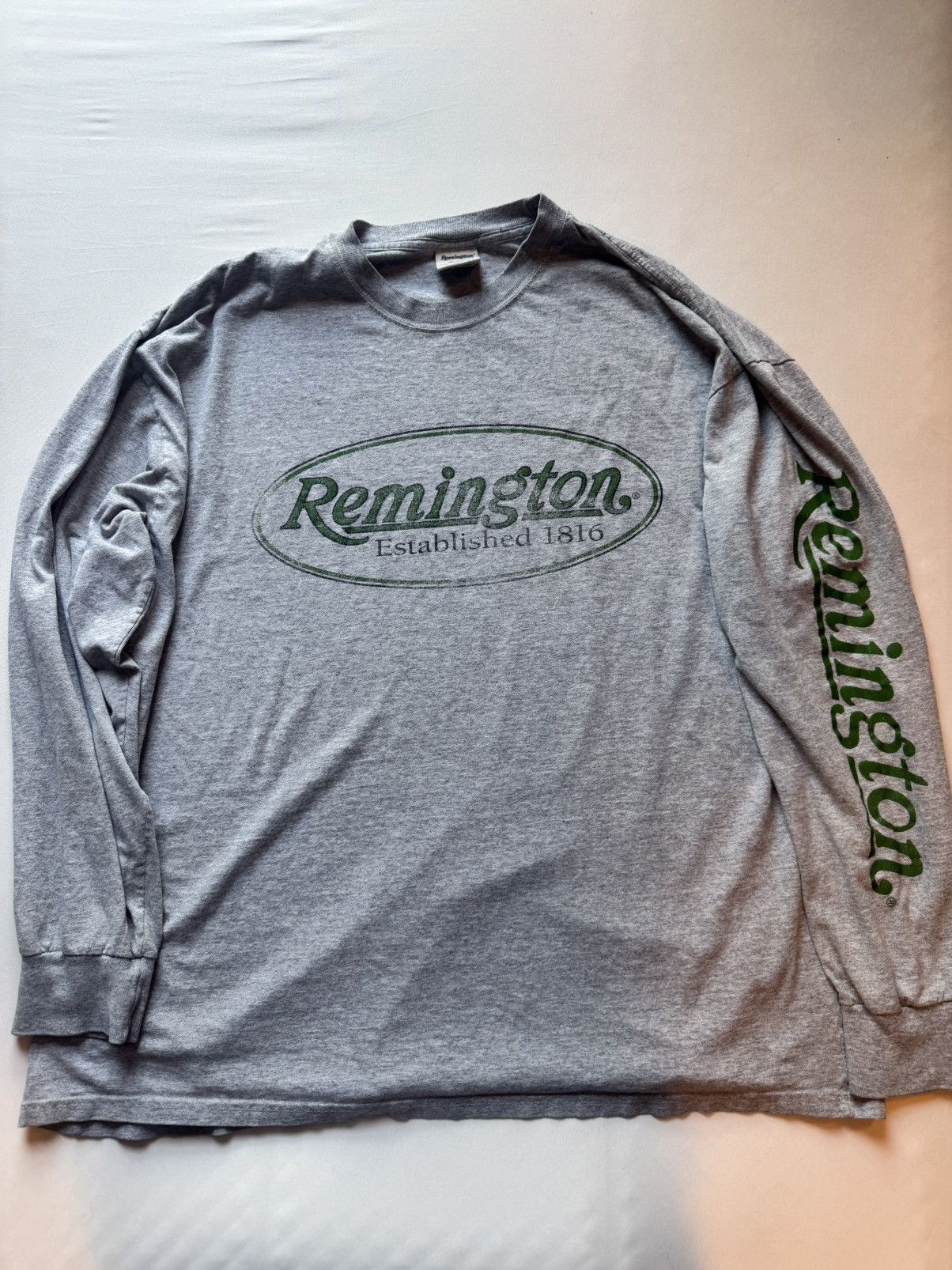 Other Vintage 90s Remington Long Sleeve T Shirt Size US XL / EU 56 / 4 - 2 Thumbnail
