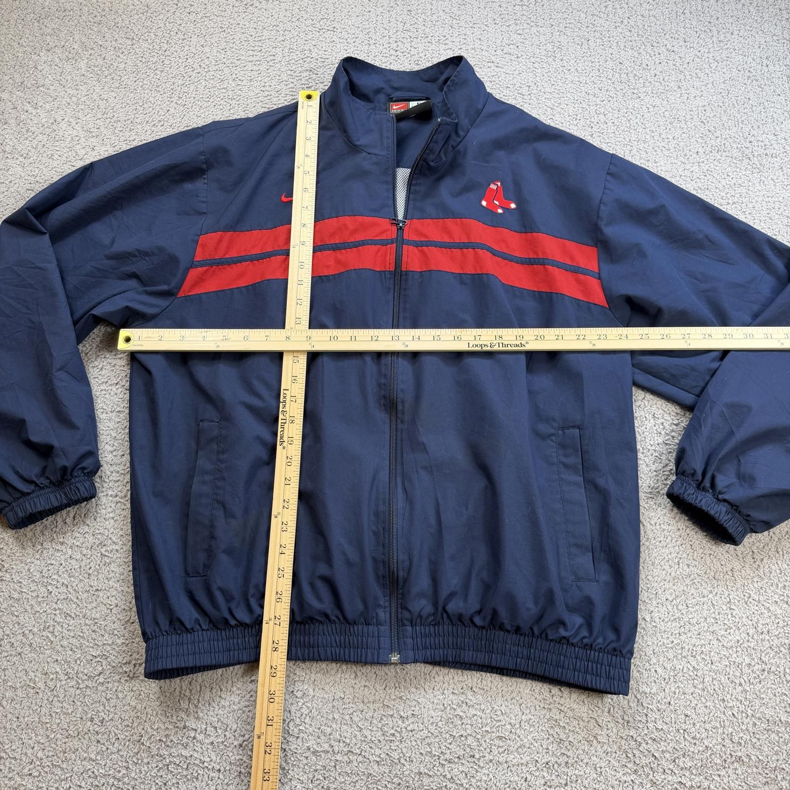Nike Vintage Y2K Nike Team Boston Red Sox Windbreaker Jacket Mens Size US XL / EU 56 / 4 - 3 Thumbnail