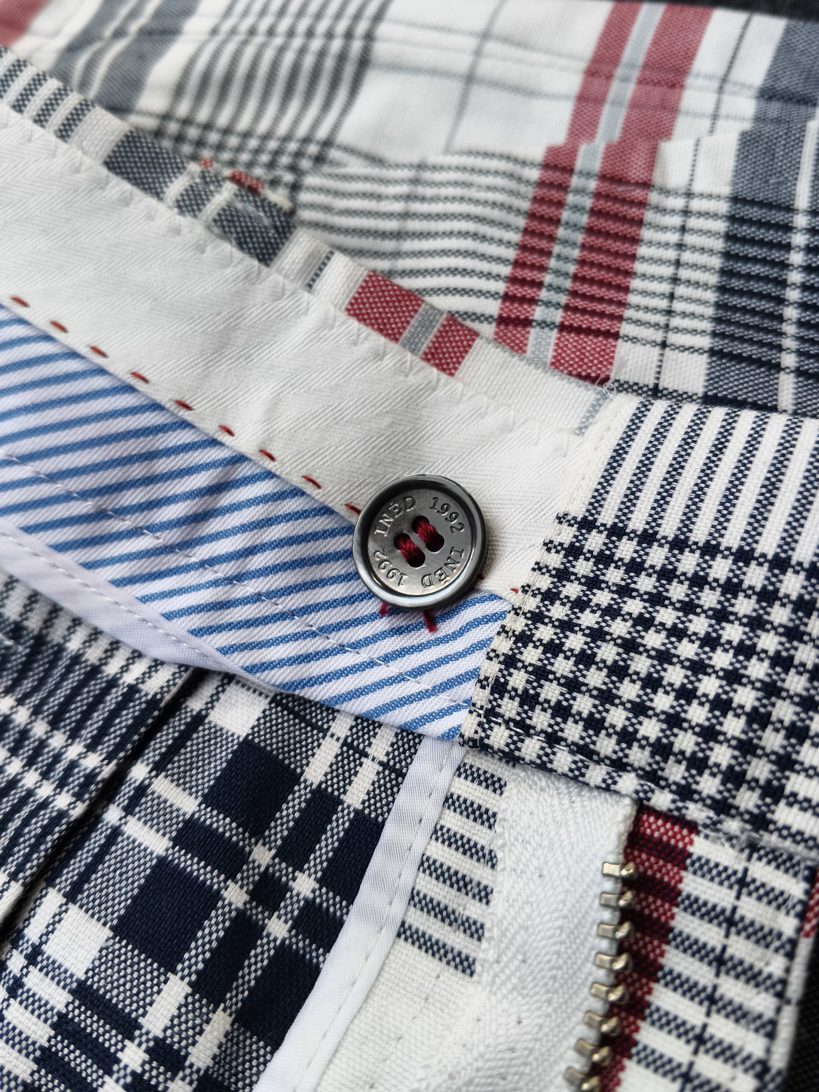 Japanese Brand INED By YOHJI YAMAMOTO PLAID PANT Size US 33 - 8 Thumbnail